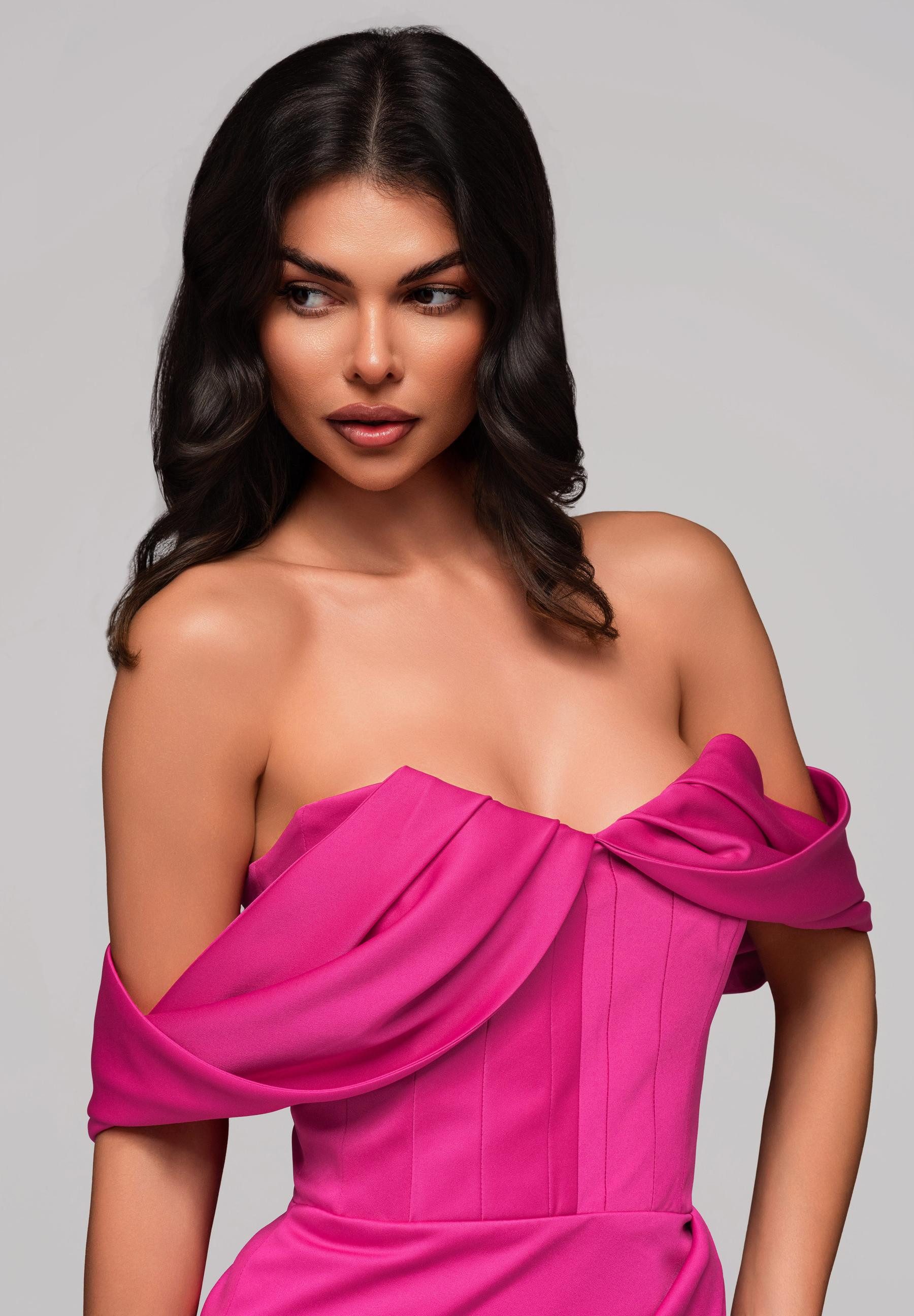 OMBRE Abendkleid Elegantes Abendkleid mit Korsett-Oberteil günstig online kaufen