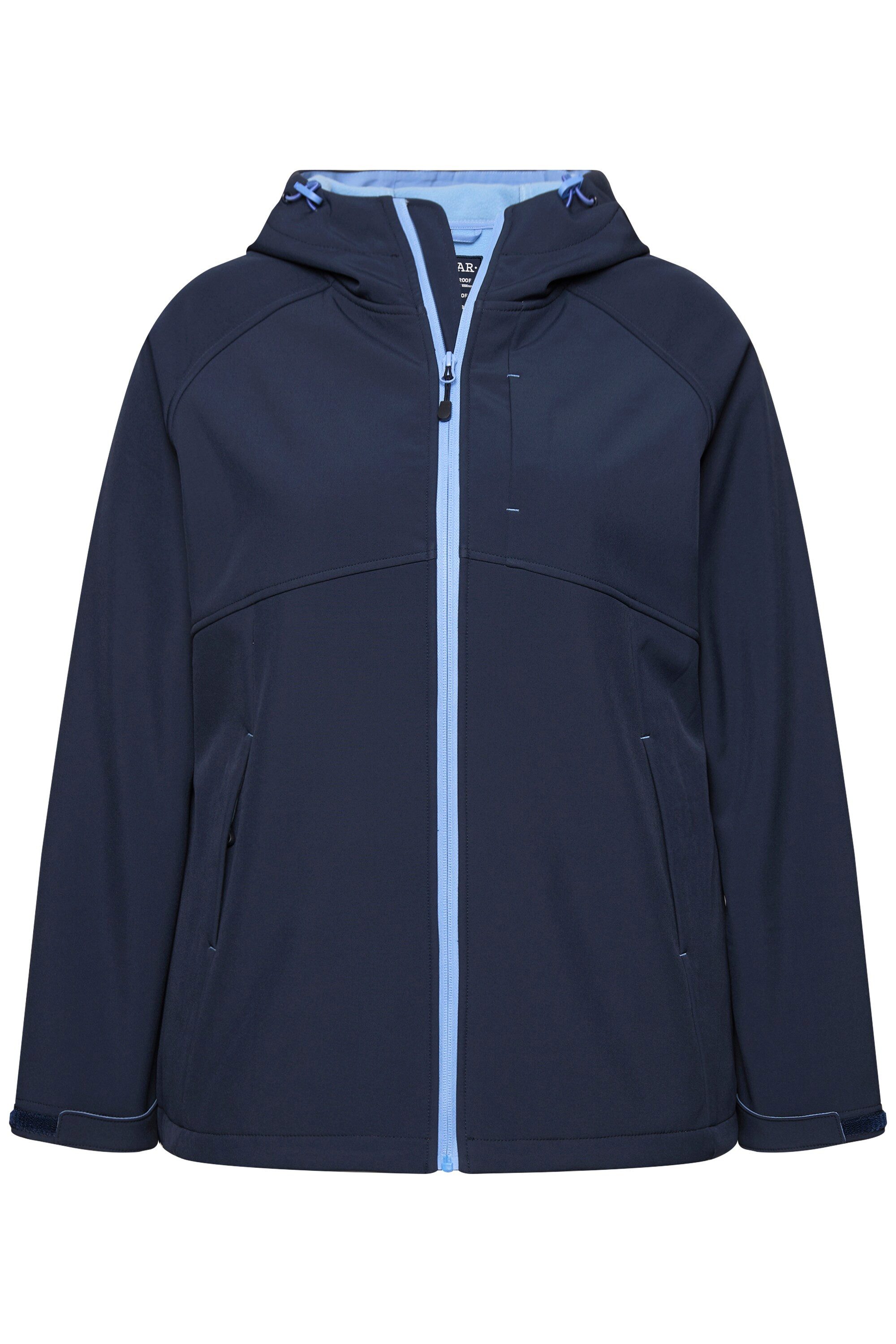Ulla Popken Softshelljacke Softshelljacke Kapuze Zipptaschen günstig online kaufen