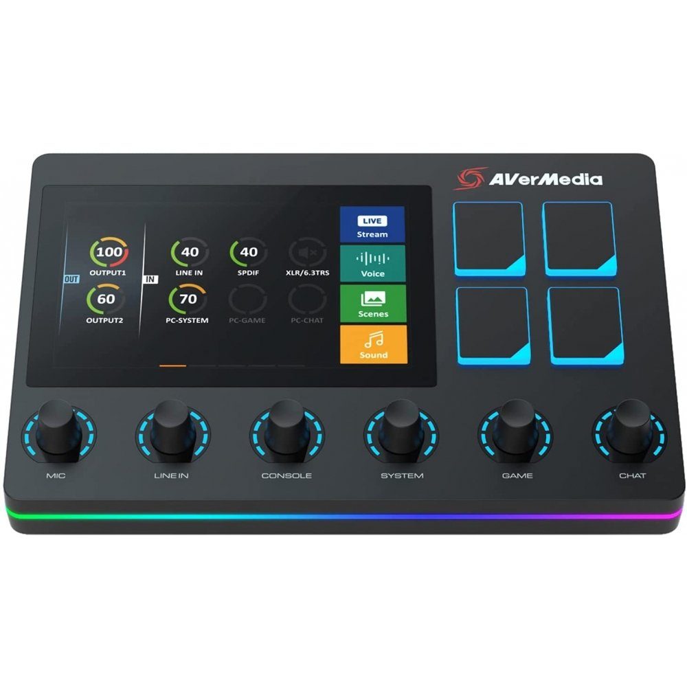 Avermedia Mischpult Live Streamer Nexus AX310 - Mischpult - schwarz