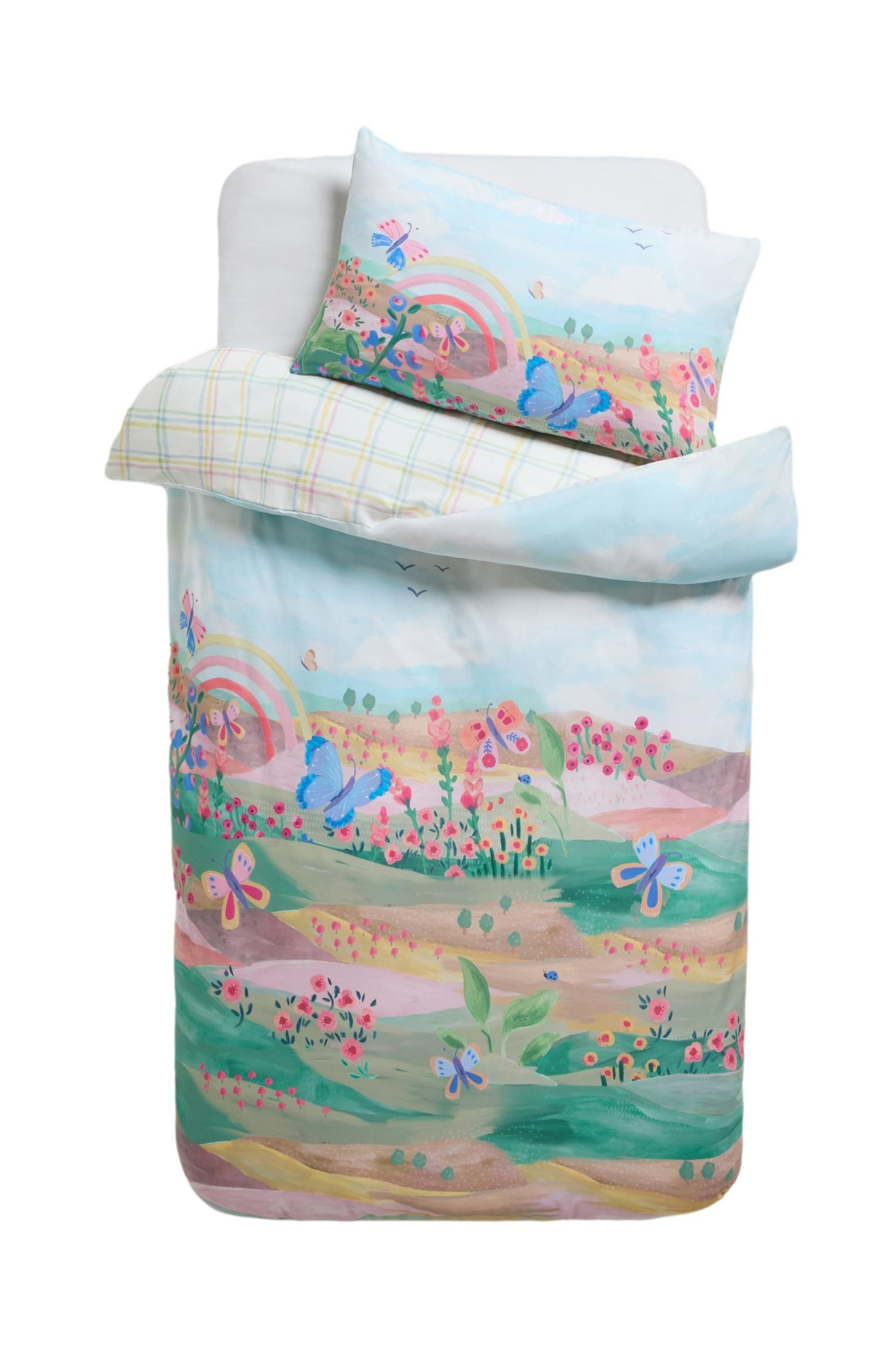 Next Bett-Set Bettbezug und Kissenbezug im Set, Bezug: Polyester (recycelt), Baumwolle