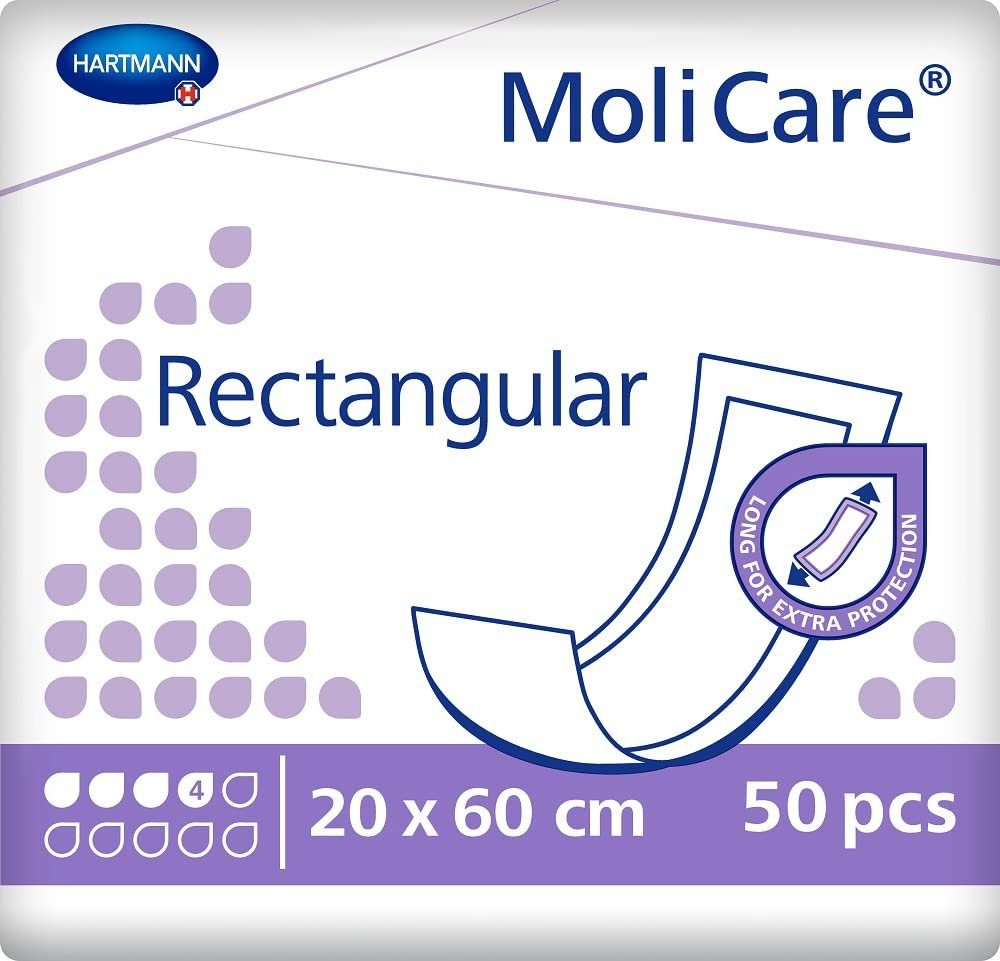 PAUL HARTMANN AG Inkontinenzslip MoliCare Rectangular 4 Tropfen, 20x60, Packung