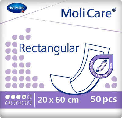 PAUL HARTMANN AG Inkontinenzslip MoliCare Rectangular 4 Tropfen, 20x60, Packung