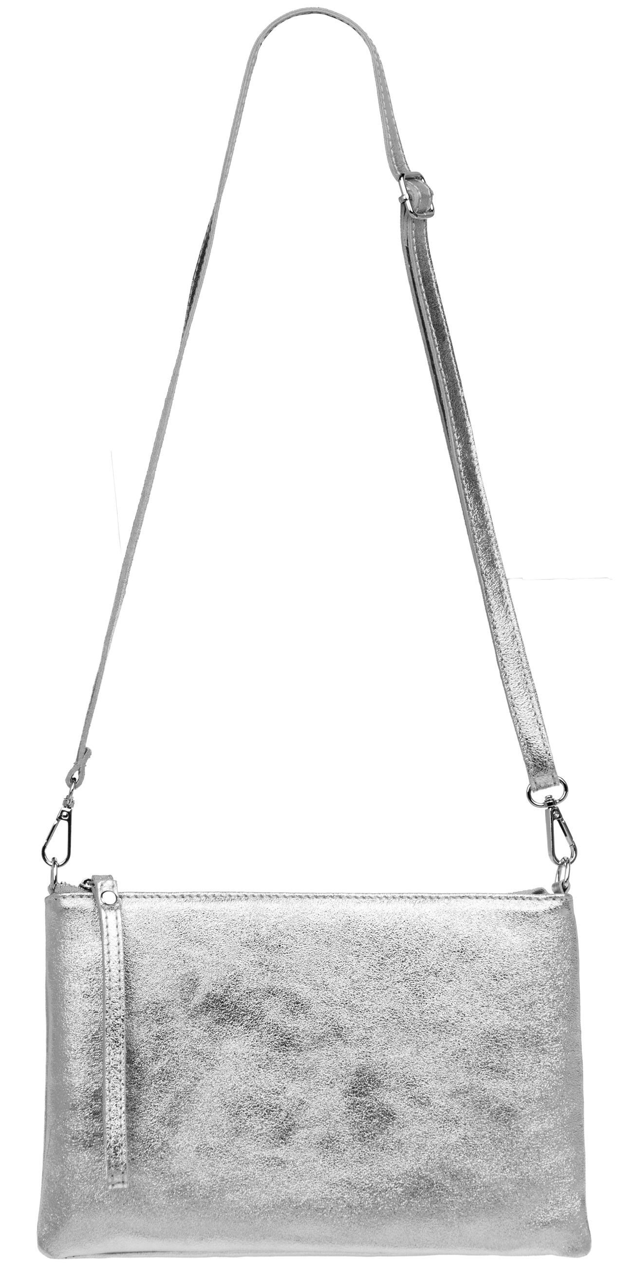 Caspar Clutch XL Leder Umhängetasche Damen günstig online kaufen
