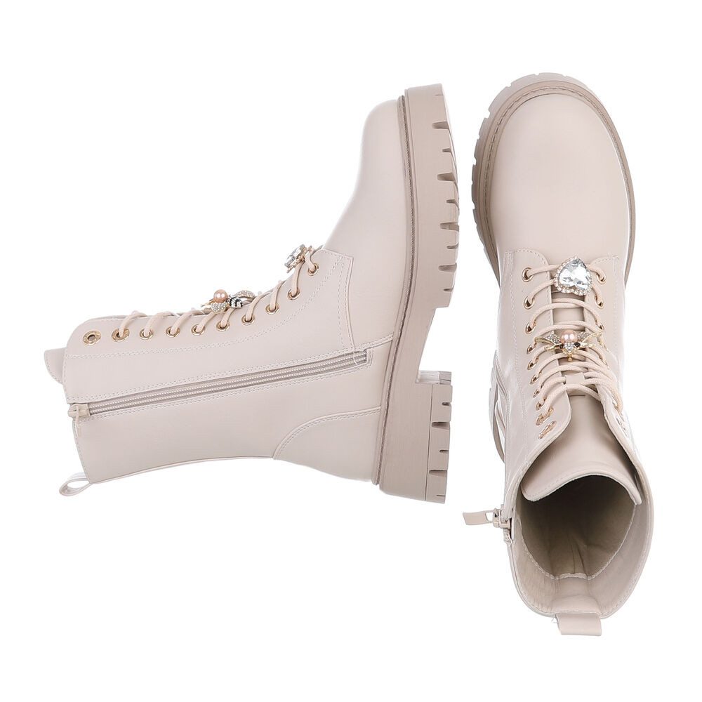 Ital-Design Damen Schnürschuhe Schnürstiefelette (87118108) Blockabsatz günstig online kaufen