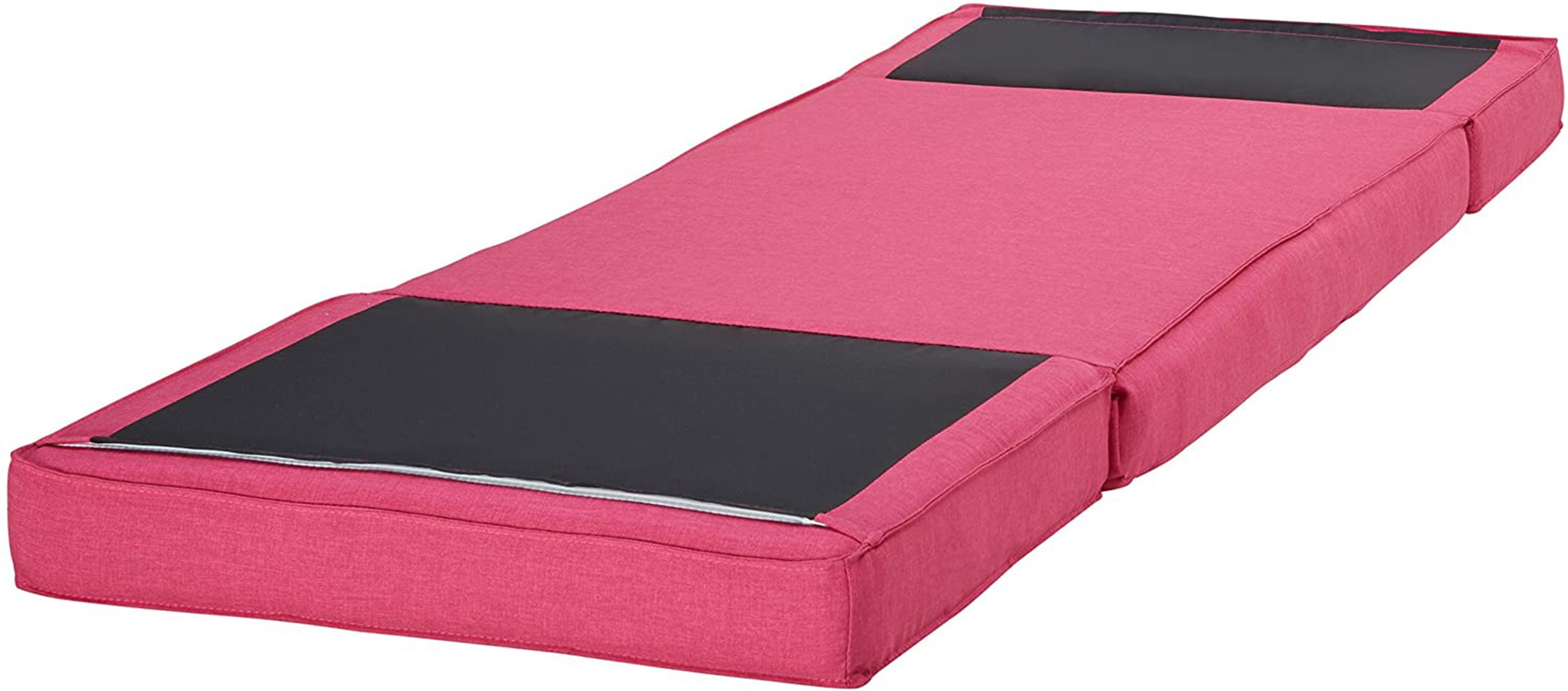 sesselseller 24 Schlafsessel Relaxsessel Stoff klein pink