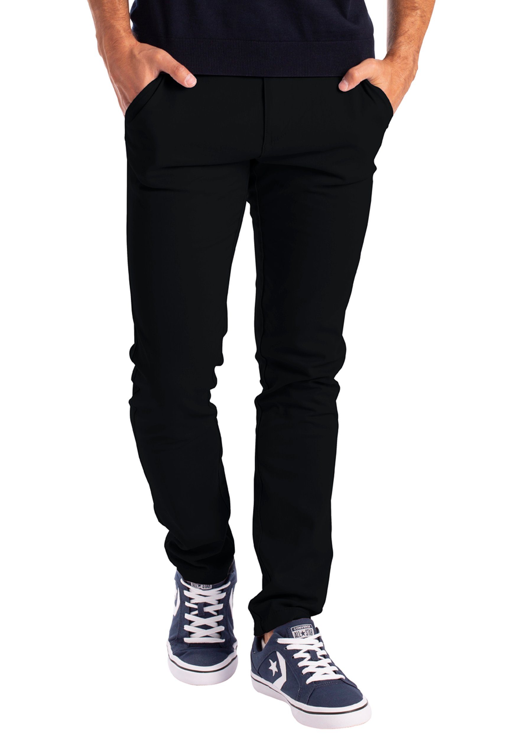 BlauerHafen Chinohose Herren Chino Hose Stretch günstig online kaufen