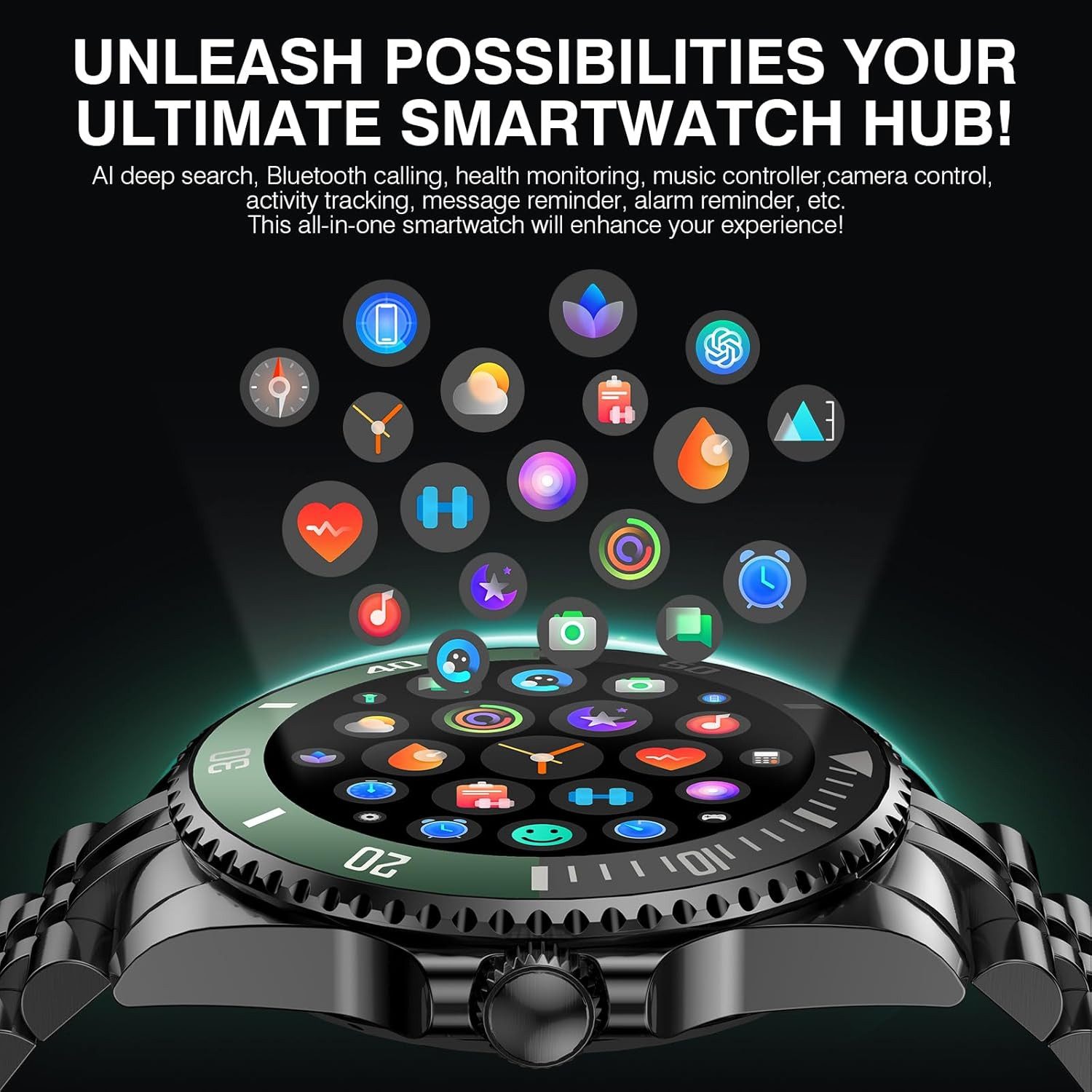 SOUYIE H66 Smartwatch (3 cm, android ios)