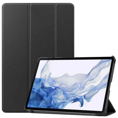 Wigento Tablet-Hülle Für Samsung Galaxy Tab S9 / S9 FE Tasche 3folt Wake UP Smart Cover Neu