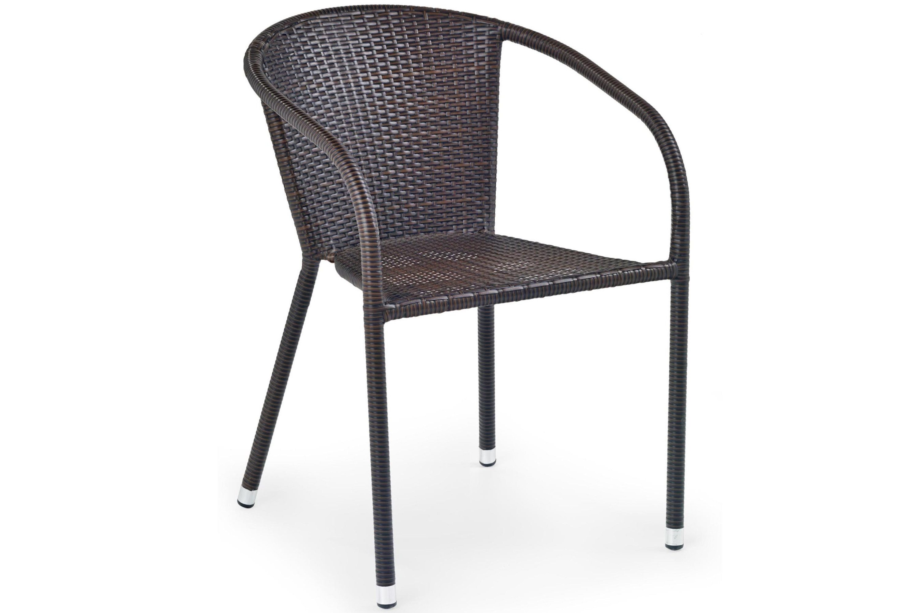 KONSIMO® Gartenstuhl Gartenstuhl MAGO, synthetisches Rattan,witterungsbeständig