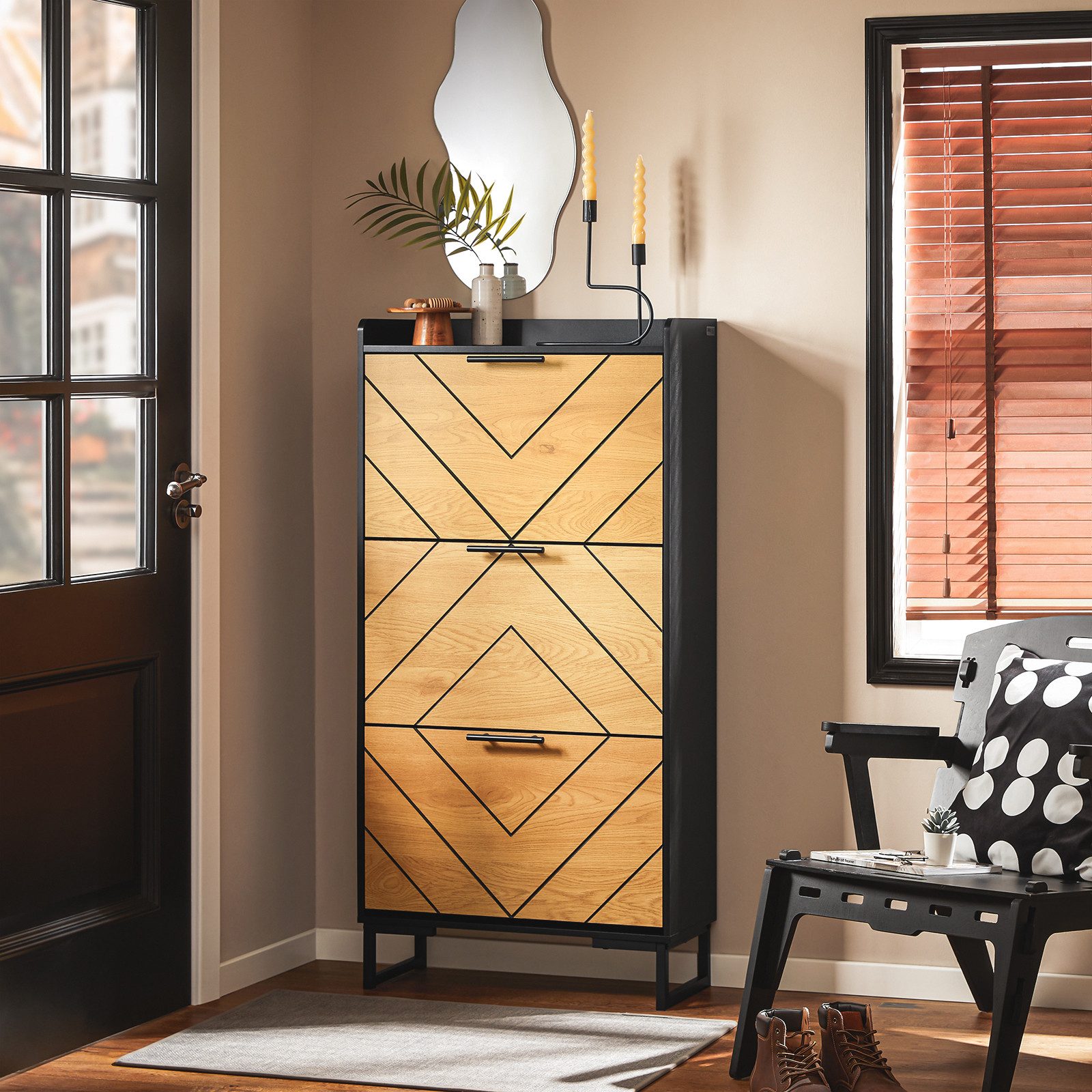 SoBuy Schuhkipper FSR164, Schuhschrank schmal, Schuhablage für 12-18 Paar S günstig online kaufen