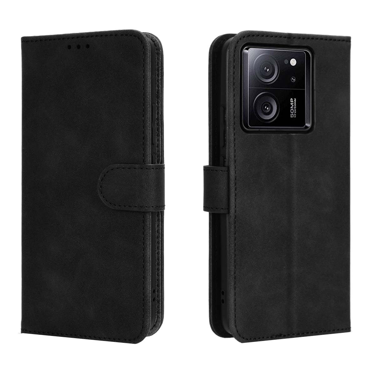 Wigento Handyhülle Für Xiaomi 13T / 13T Pro Handy Tasche Wallet Hülle Case Schutz Etuis