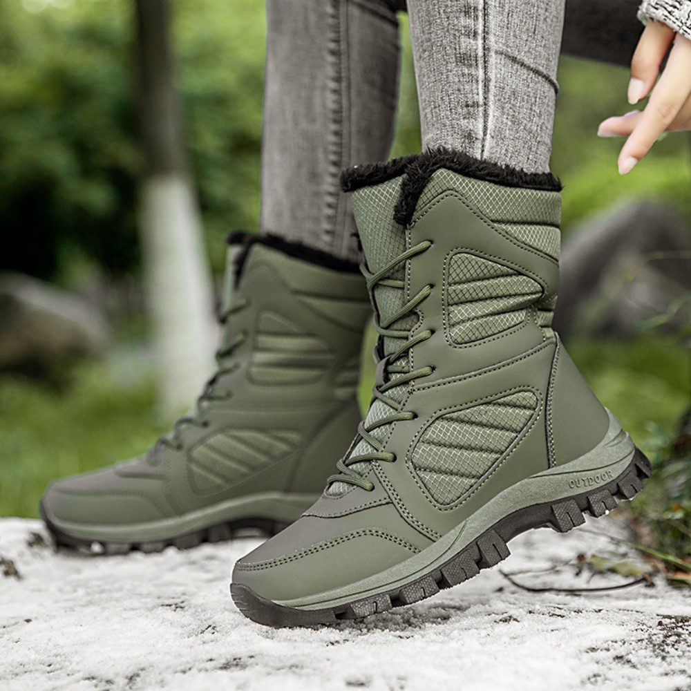 HUSK'SWARE Schneeschuhe Warm, Wasserabweisend & Rutschfest (Wasserabweisendes Obermaterial Rutschfeste Sohle), Kuschelwarme Innenfütterung Unisex-Design