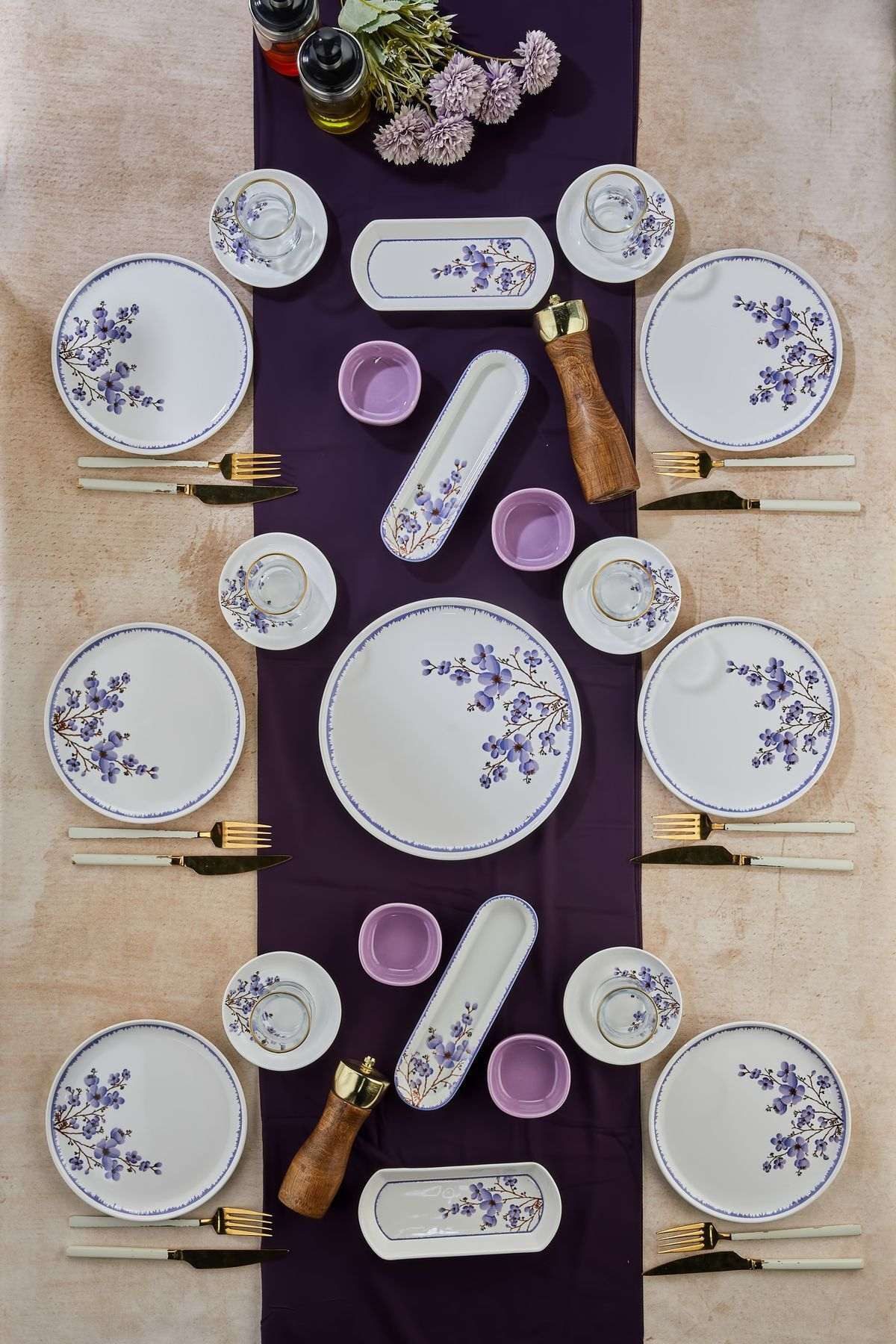 Hermia Concept Geschirr-Set (21-tlg), 6 Personen, Keramik, 21-teiliges Keramik-Set