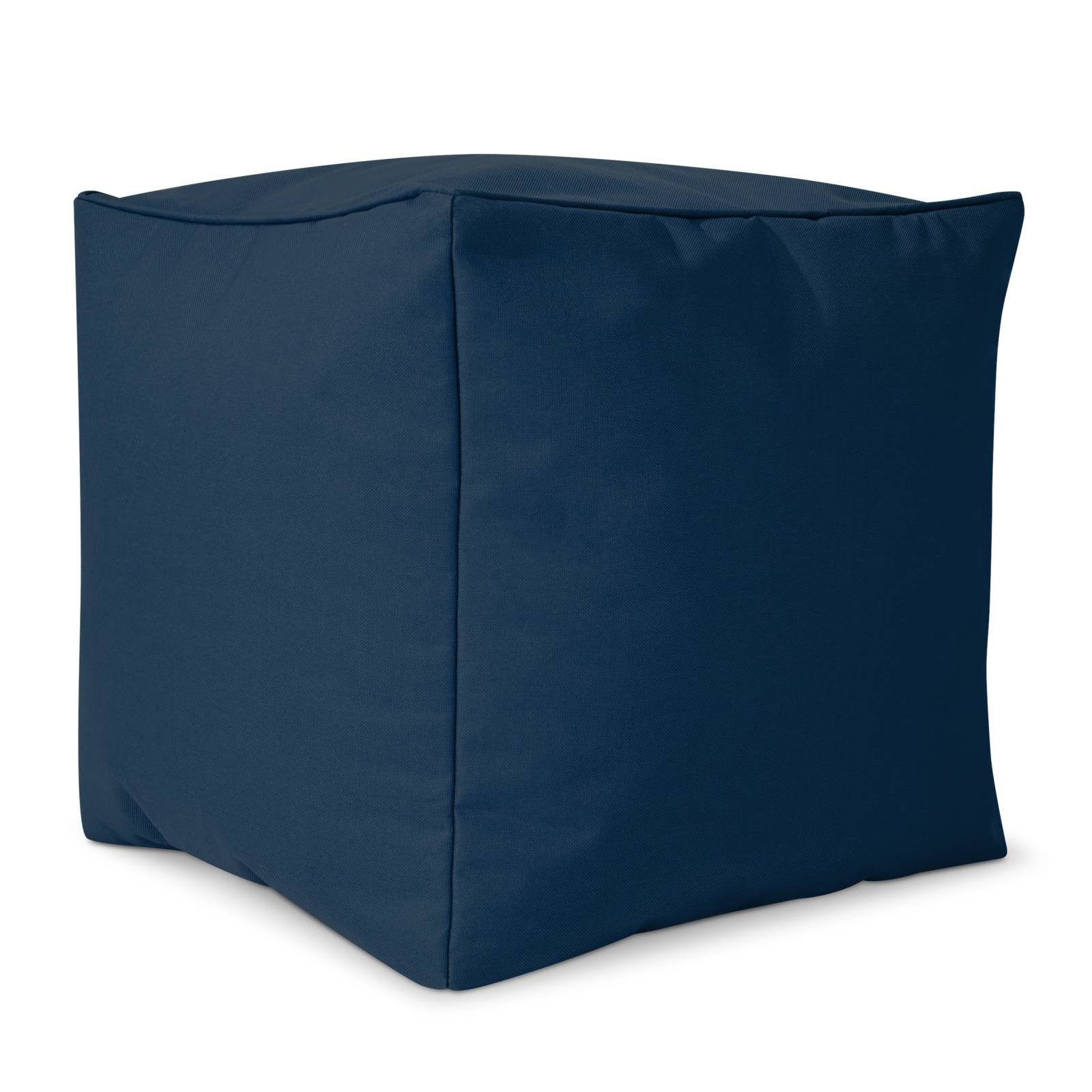 Green Bean Sitzsack Sitzsack-Hocker Pouf Cube 40x40x40cm (Hocker 40x40x40cm mit EPS-Perlen Füllung, Fußhocker Fußkissen Sitz-Pouf für Sitzsäcke), Bodenkissen für Kinder und Erwachsene - Sitzkissen Sitzhocker