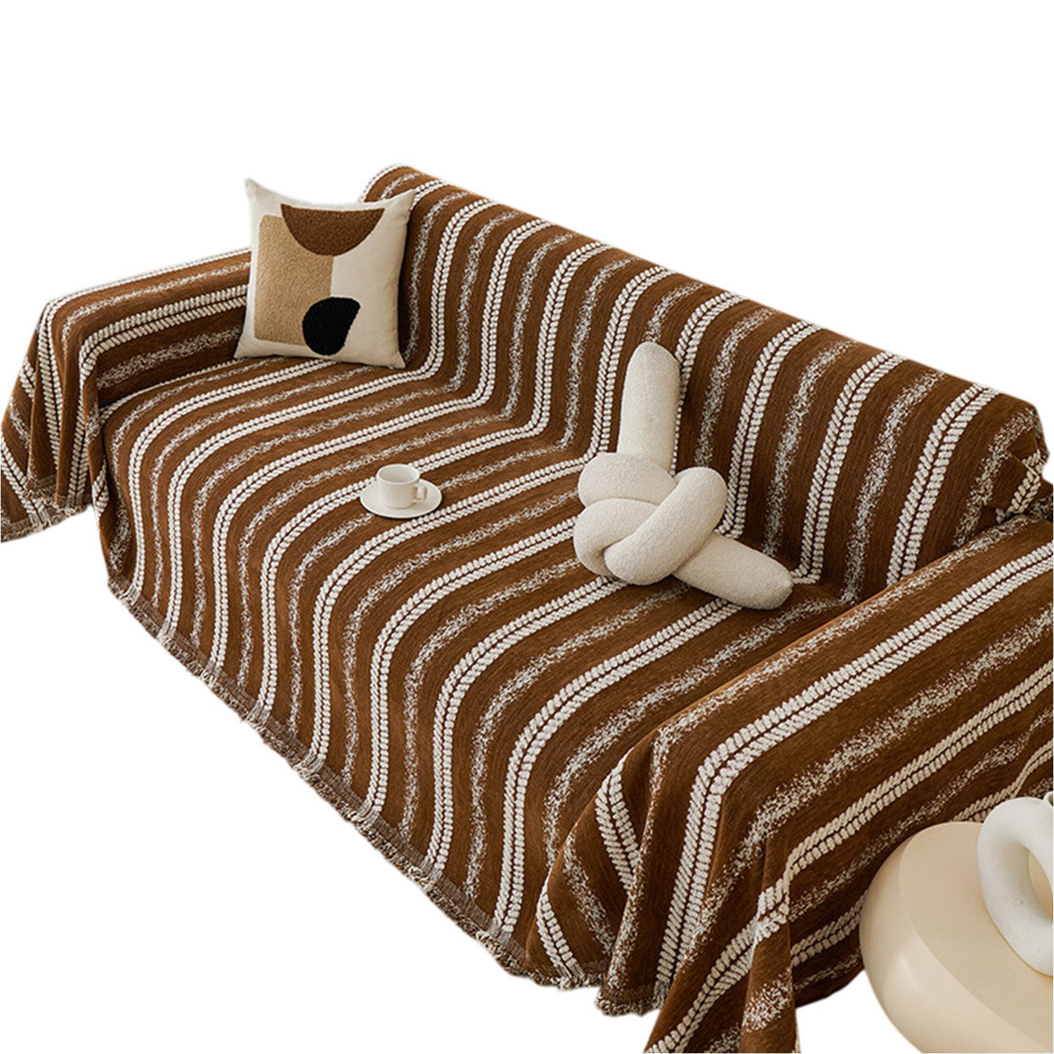 Refttenw Sofaschoner Rutschfest Sofa Überzug, Sofa Handtuch Sofadecken für All-season