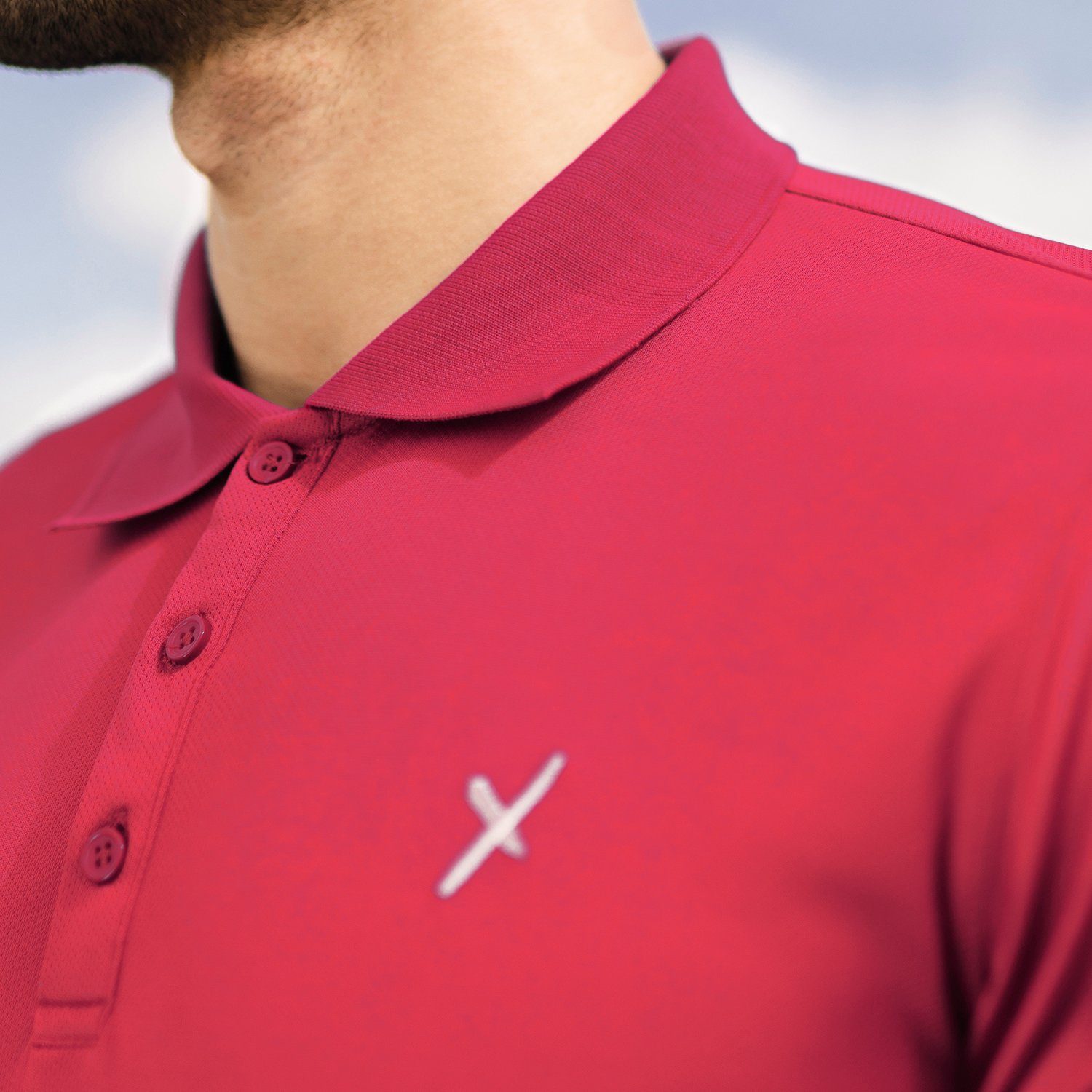 CFLEX Trainingsshirt Herren Sport Fitness Polo-Shirt Sportswear Collection günstig online kaufen