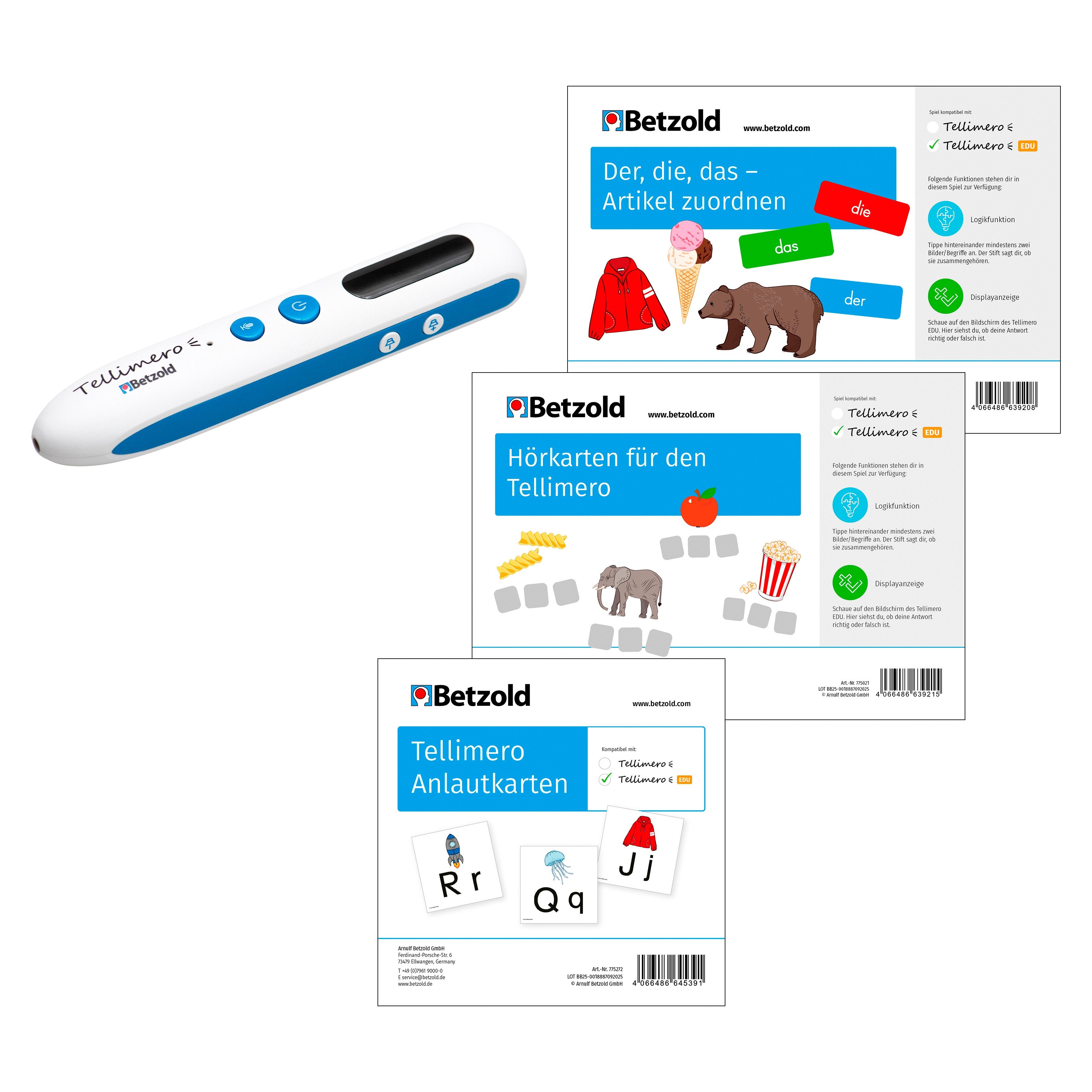 Tellimero Lernspielzeug EDU Starterset Sprache Lernstift