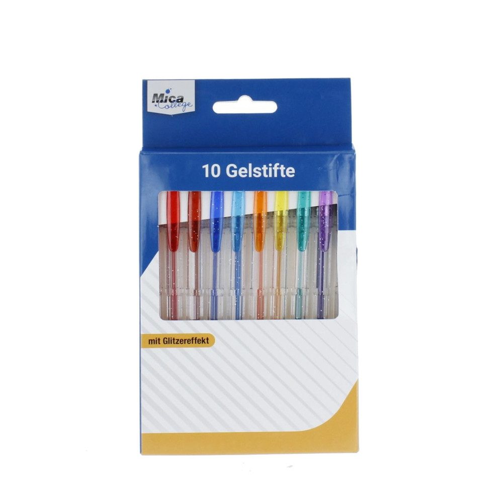 Schulheft 10 Gelstifte - Spitze 0,8 mm