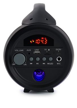 BigBen portabler Lautsprecher Party Pro mit Mikrofon Lichteffekte AU379167 Portable-Lautsprecher