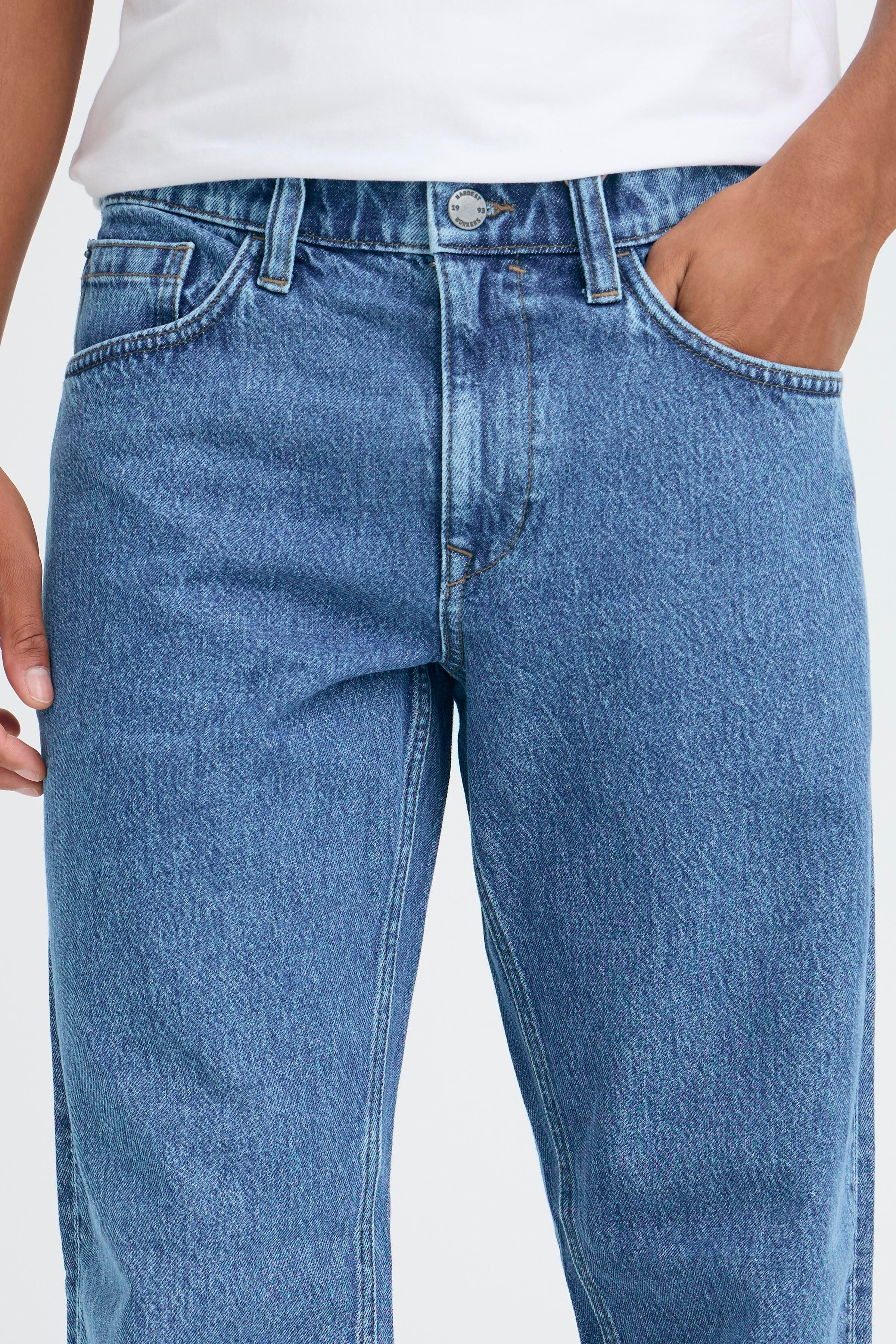 Blend Loose-fit-Jeans BHFLAKE LOOSE NOOS Baumwolle, mit Reißverschluss, loose fit