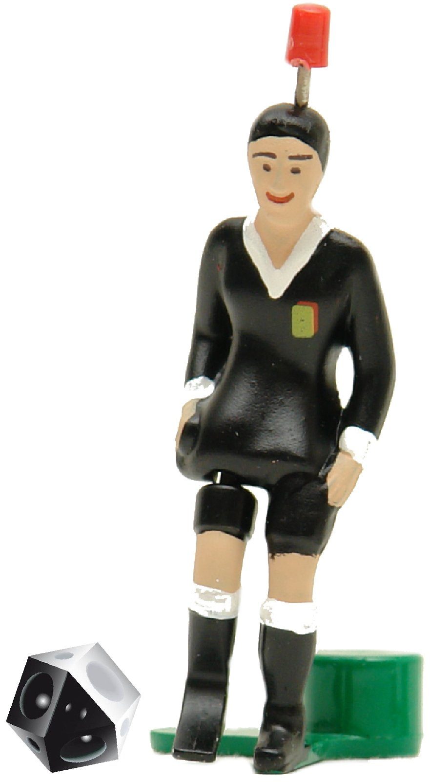 Tischfußballspiel Schiedsrichter Figur Schiri Kicker Spieler mit Ball LIMITED EDITION