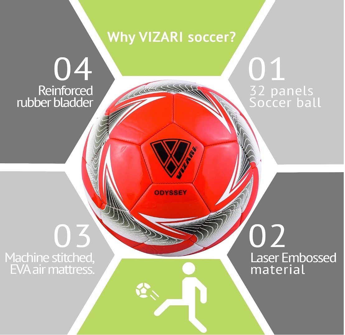 Fußball ODYSSEY Ball RED 5