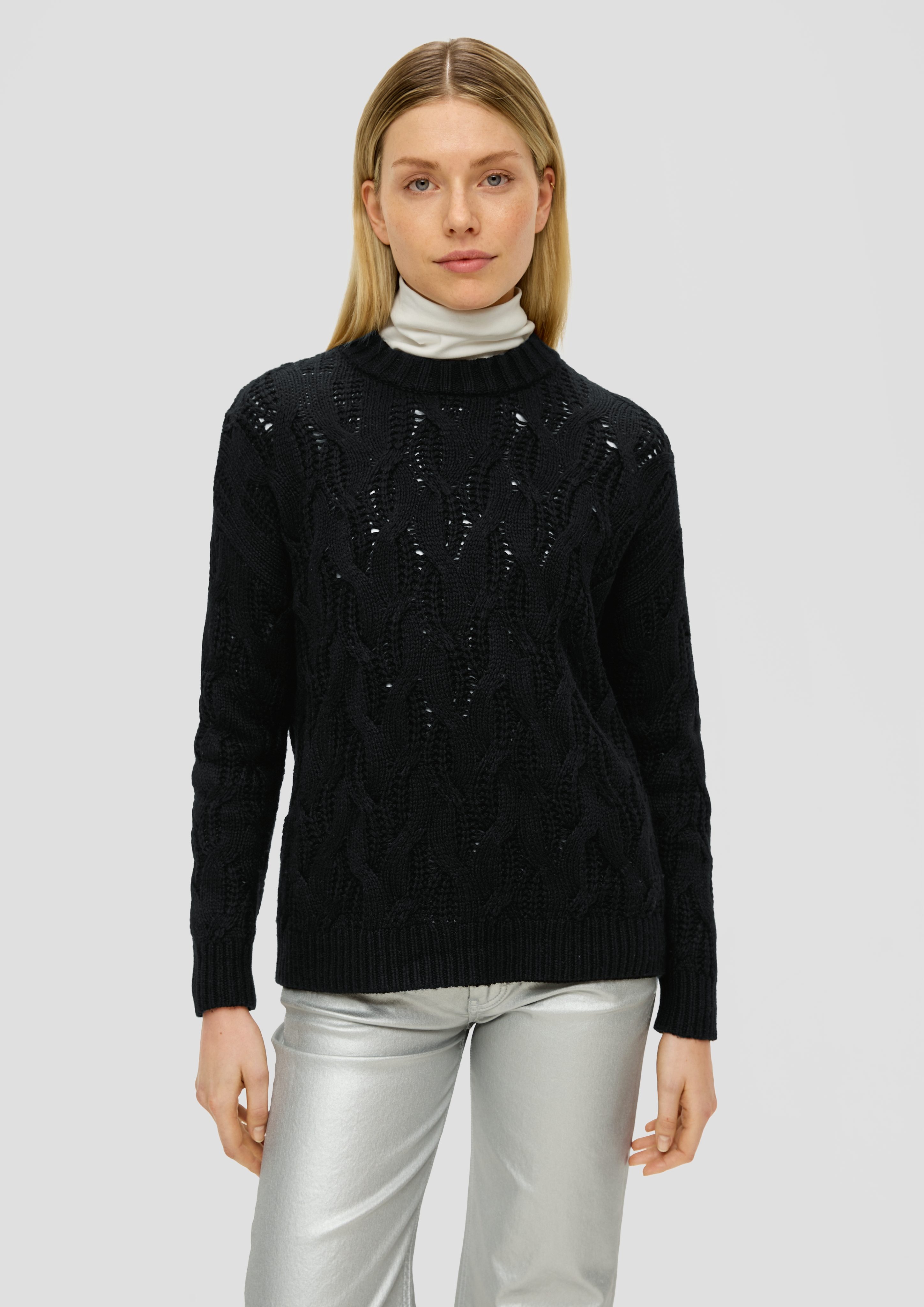 Strickpullover Strickpullover aus Viskosemix