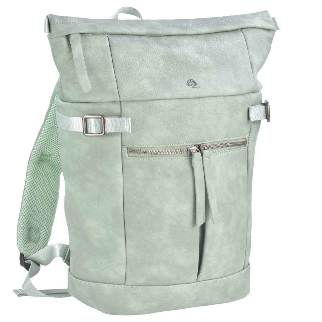Dasch, FANNY Tagesrucksack, mint Greenburry Freizeitrucksack Damenrucksack Notebookfach, Daypack mit Mad'l 36x43cm