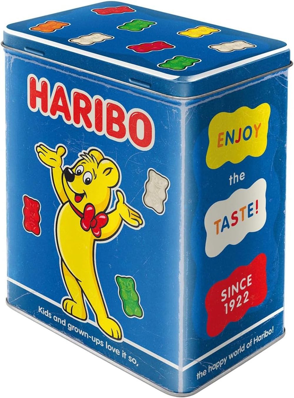 Nostalgic-Art Vorratsdose Vorratsdose L - HARIBO - Enjoy the Taste blue