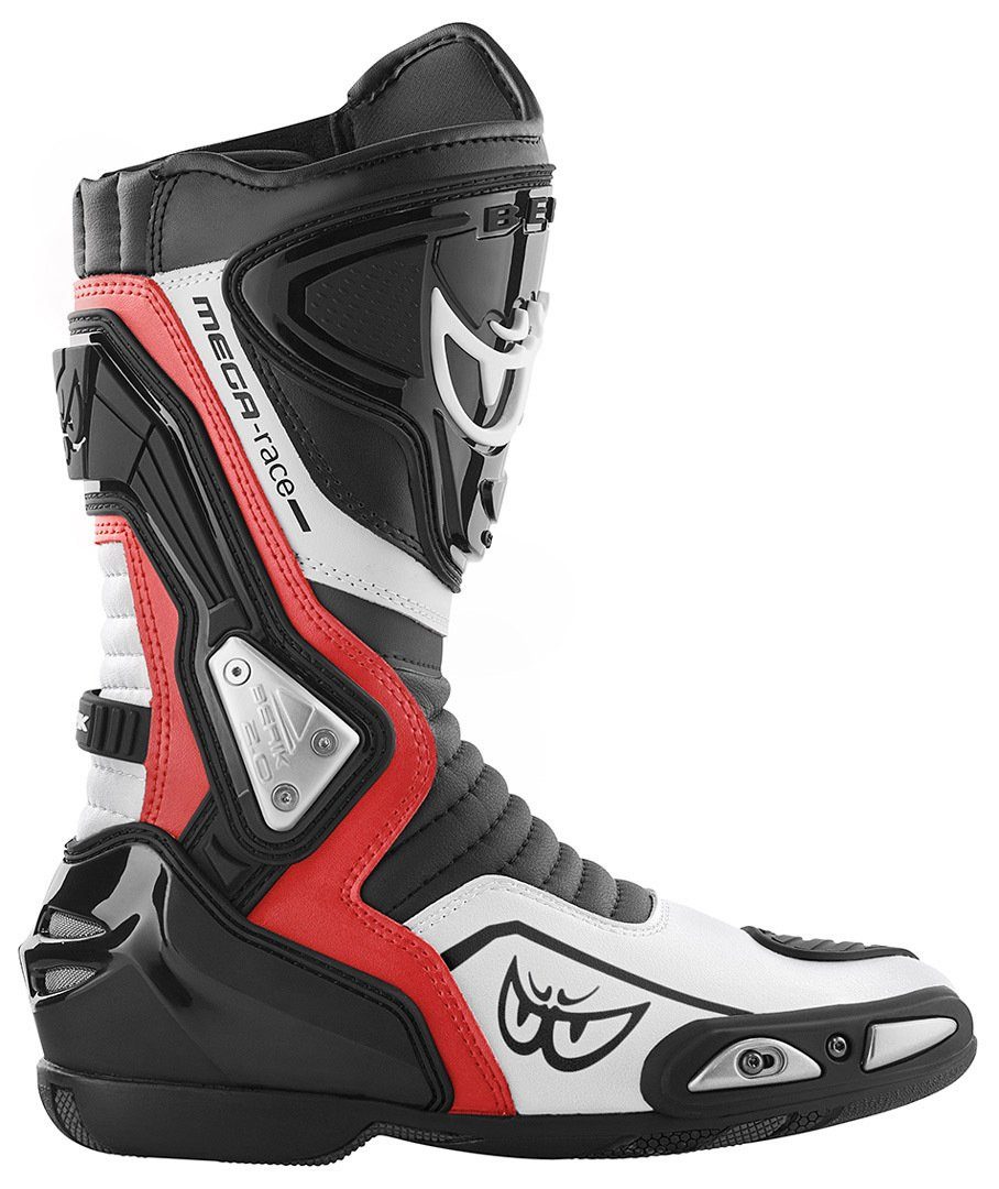 Motorradstiefel Donington Berik Black/White/Red Motorradstiefel