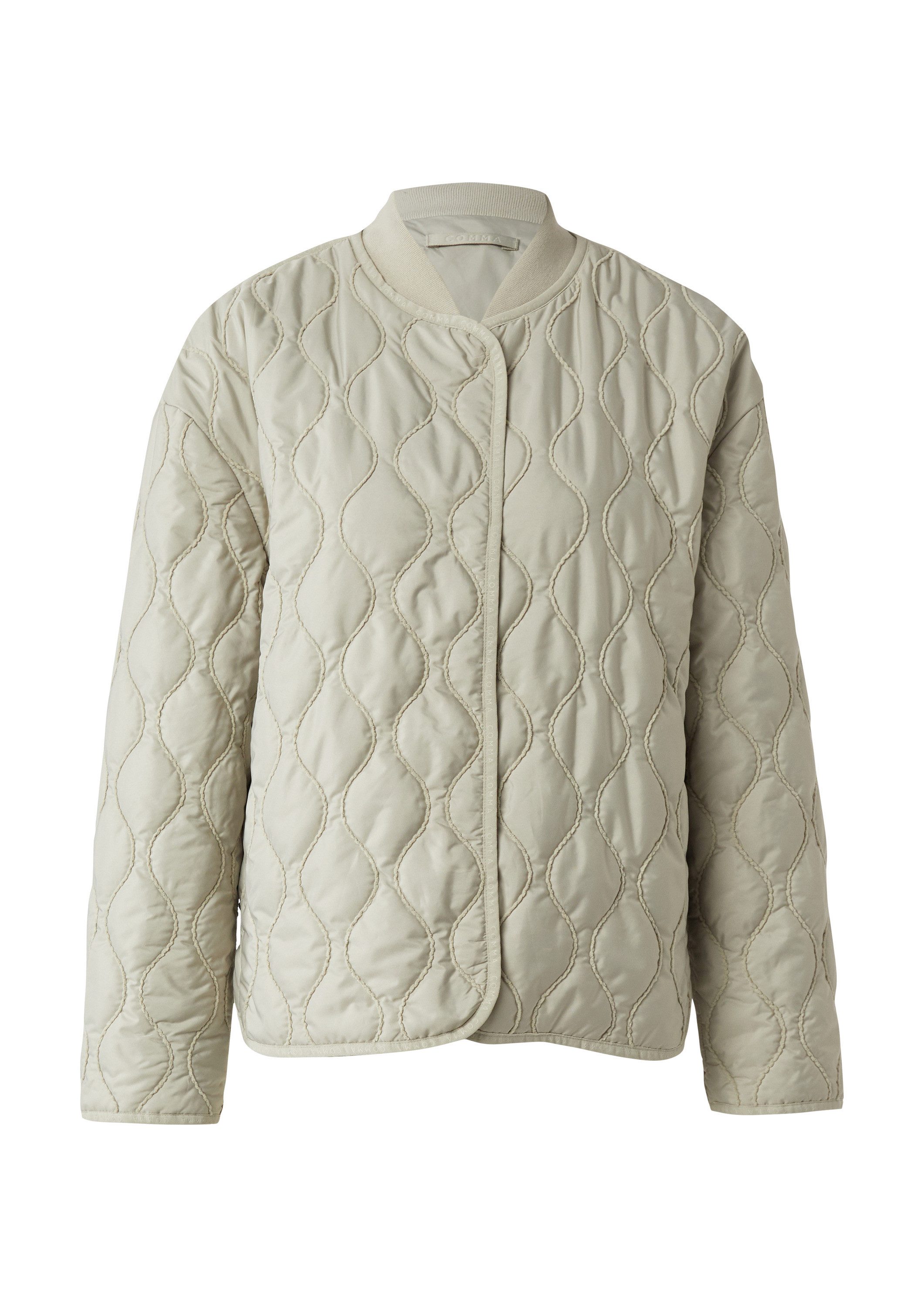 comma Funktionsjacke Outdoor-Jacke Wattierte Wendejacke mit Wellenstepp günstig online kaufen