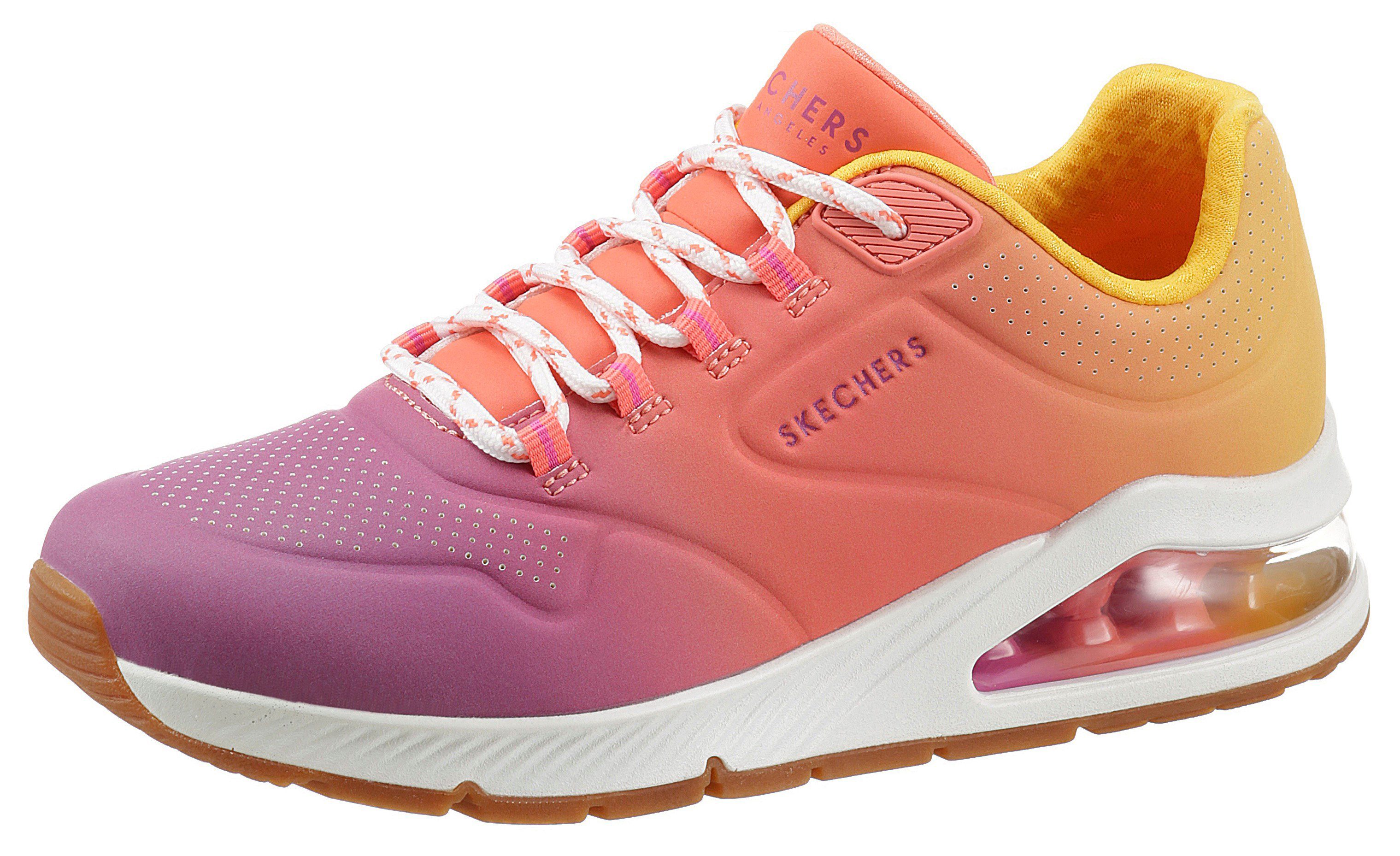 Skechers UNO 2 OMBRE AWAY Sneaker in leuchtender Farbkombi pink-kombiniert