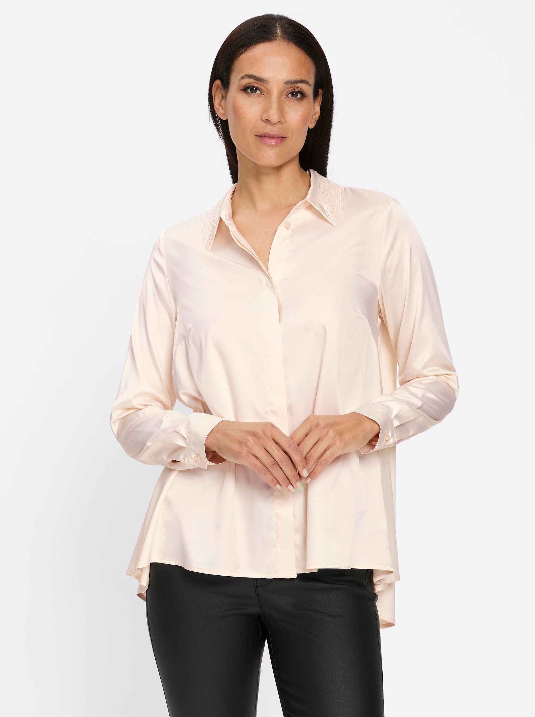 heine Klassische Bluse Bluse Langarm