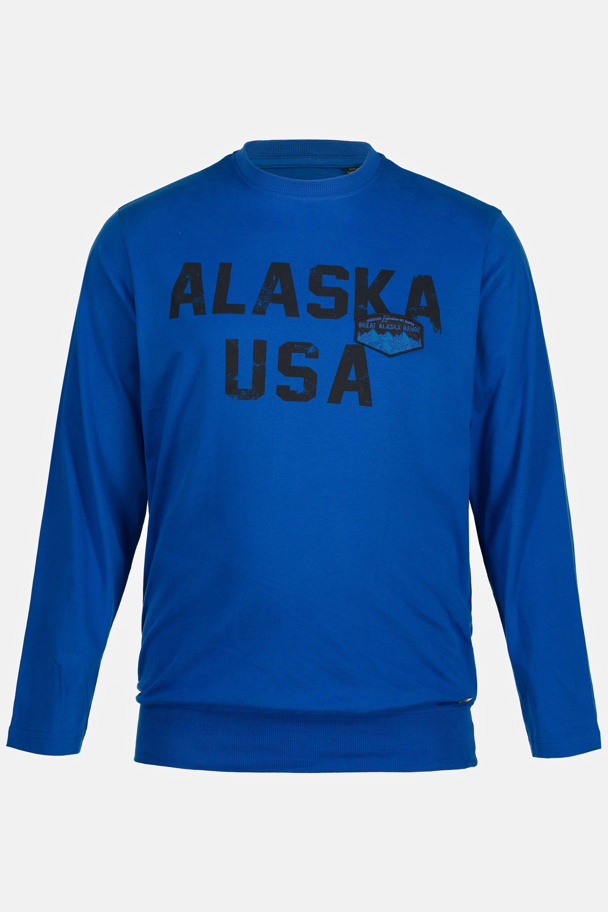 Langarm Print Alaska Saumbund JP1880 T-Shirt Outdoor T-Shirt