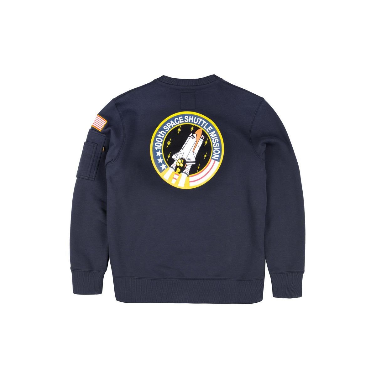 Sweater Shuttle Kapuzenpullover Industries Alpha rep.blue Space