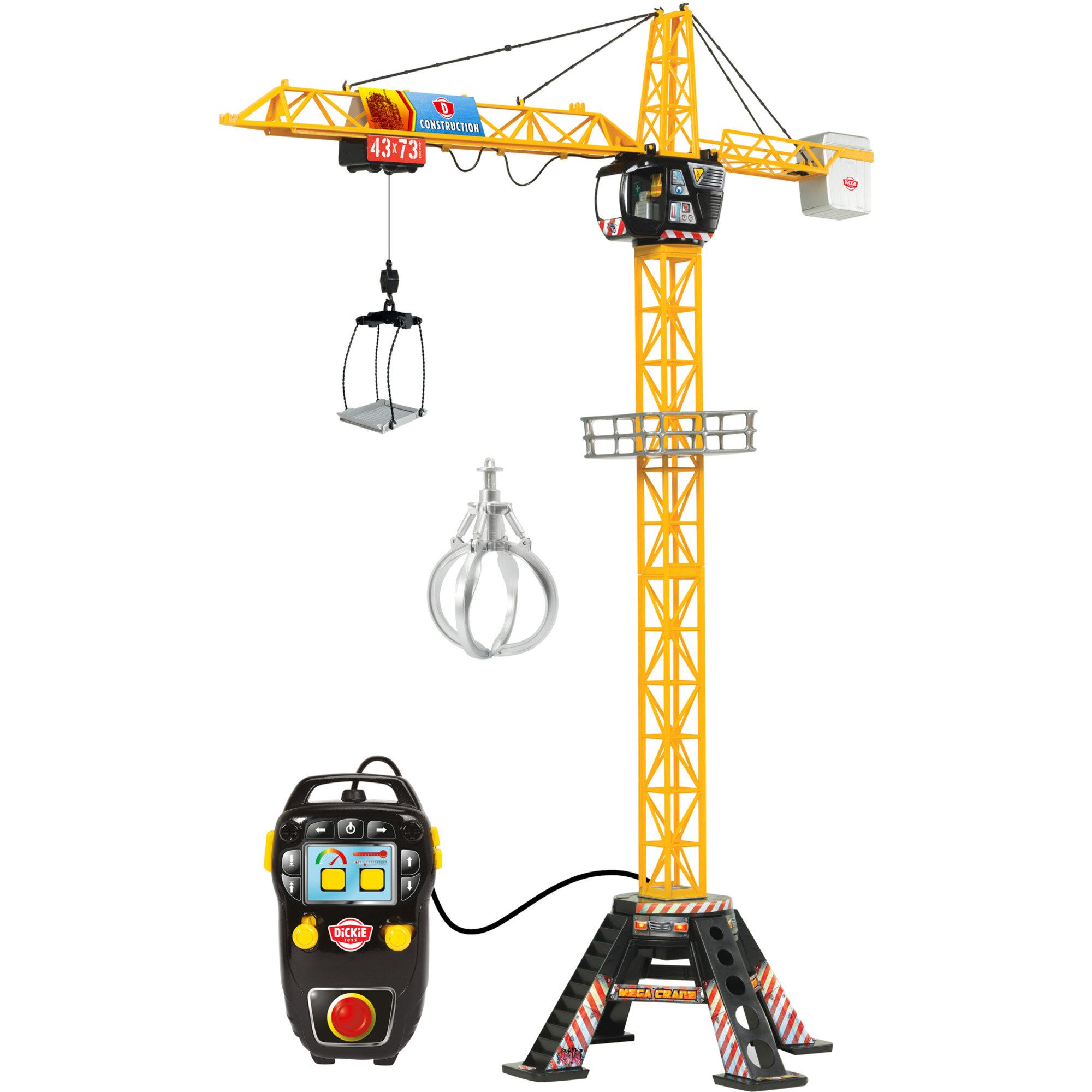 Dickie Toys Spielzeug-LKW Dickie Mega Crane, RC