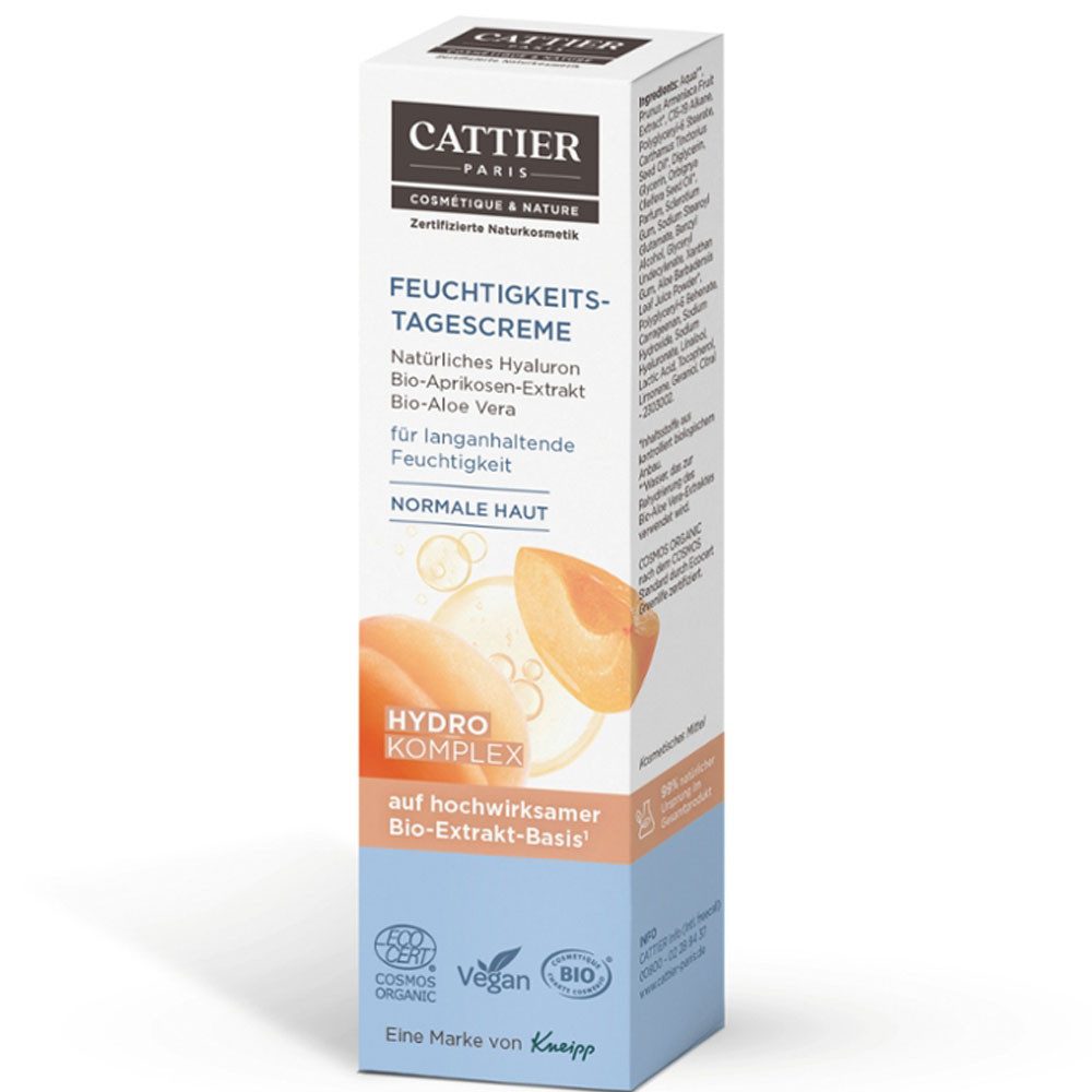 Cattier Paris Tagescreme Feuchtigkeits-, 30 ml
