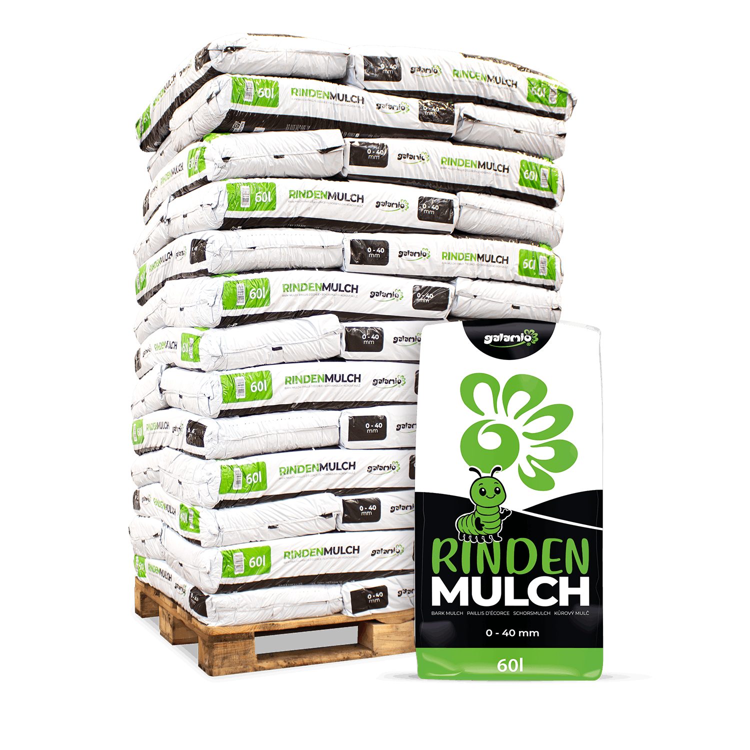 GALAMIO Rindenmulch, (Palette, 39-St)