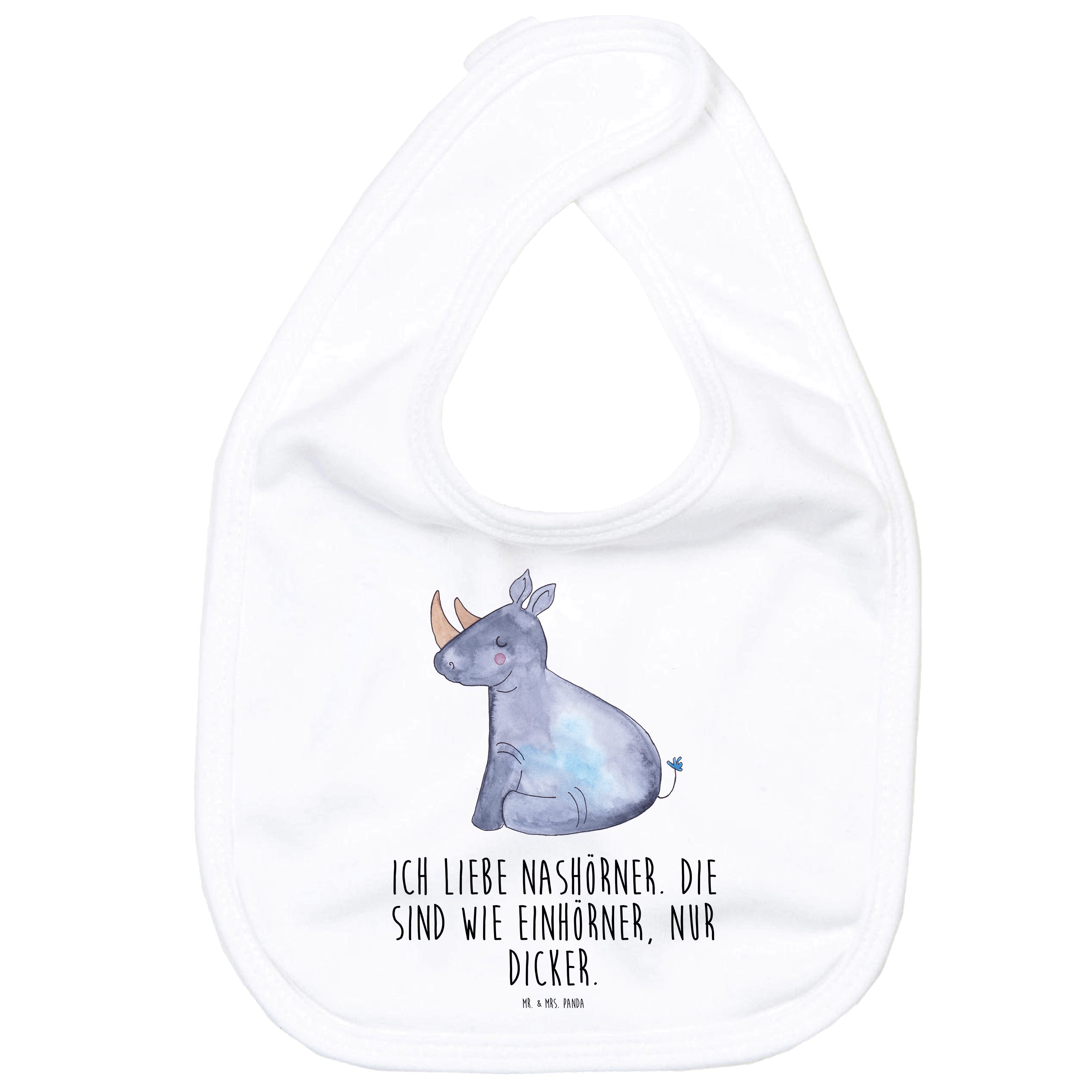Tragetuch Einhorn Nashorn - Weiß - Geschenk, Baby, Geschenkidee für Babyparty