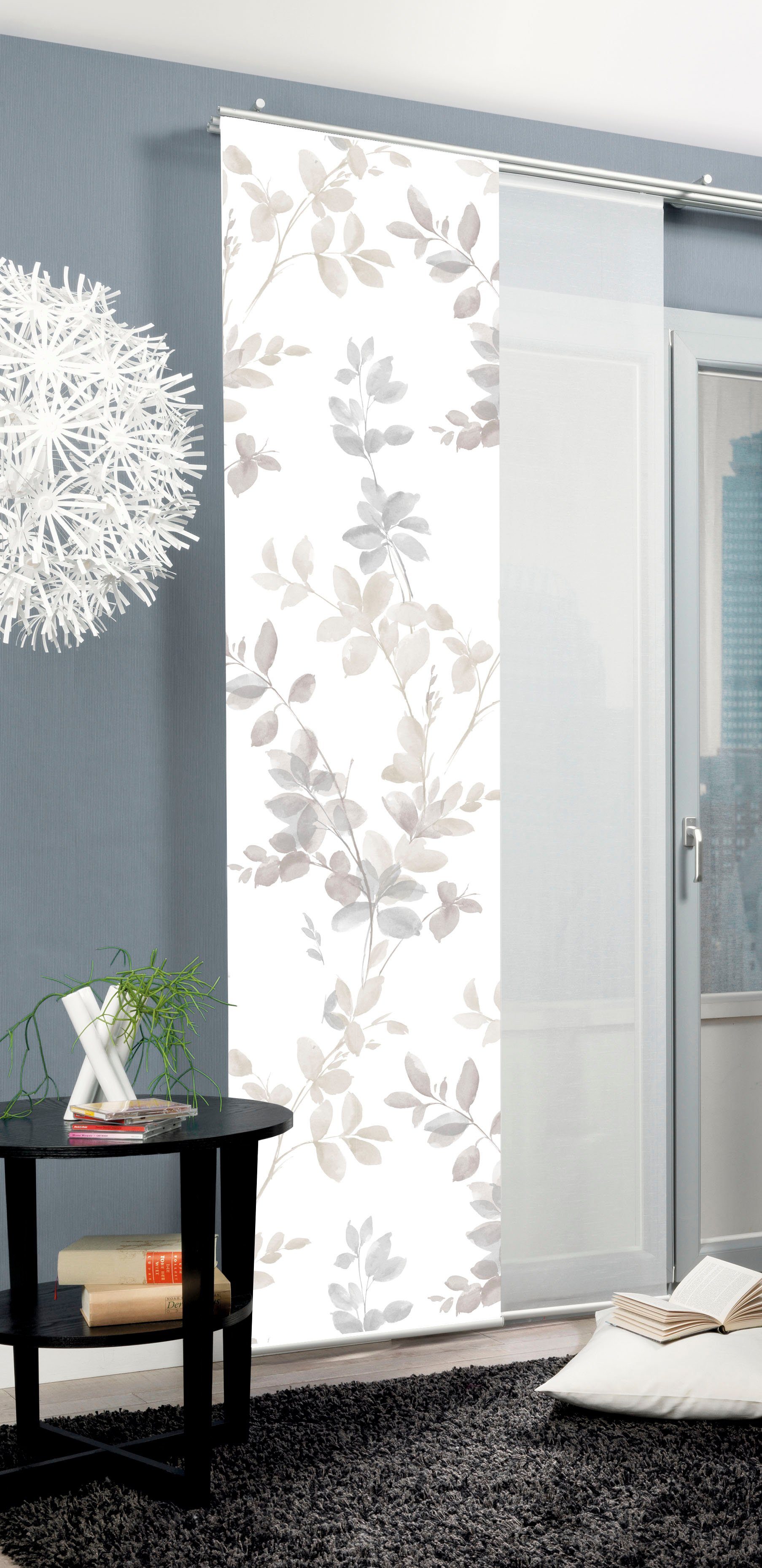 HOME WOHNIDEEN Schiebegardine ALYA (1 St), Paneelwagen, blickdicht, Schiebe günstig online kaufen