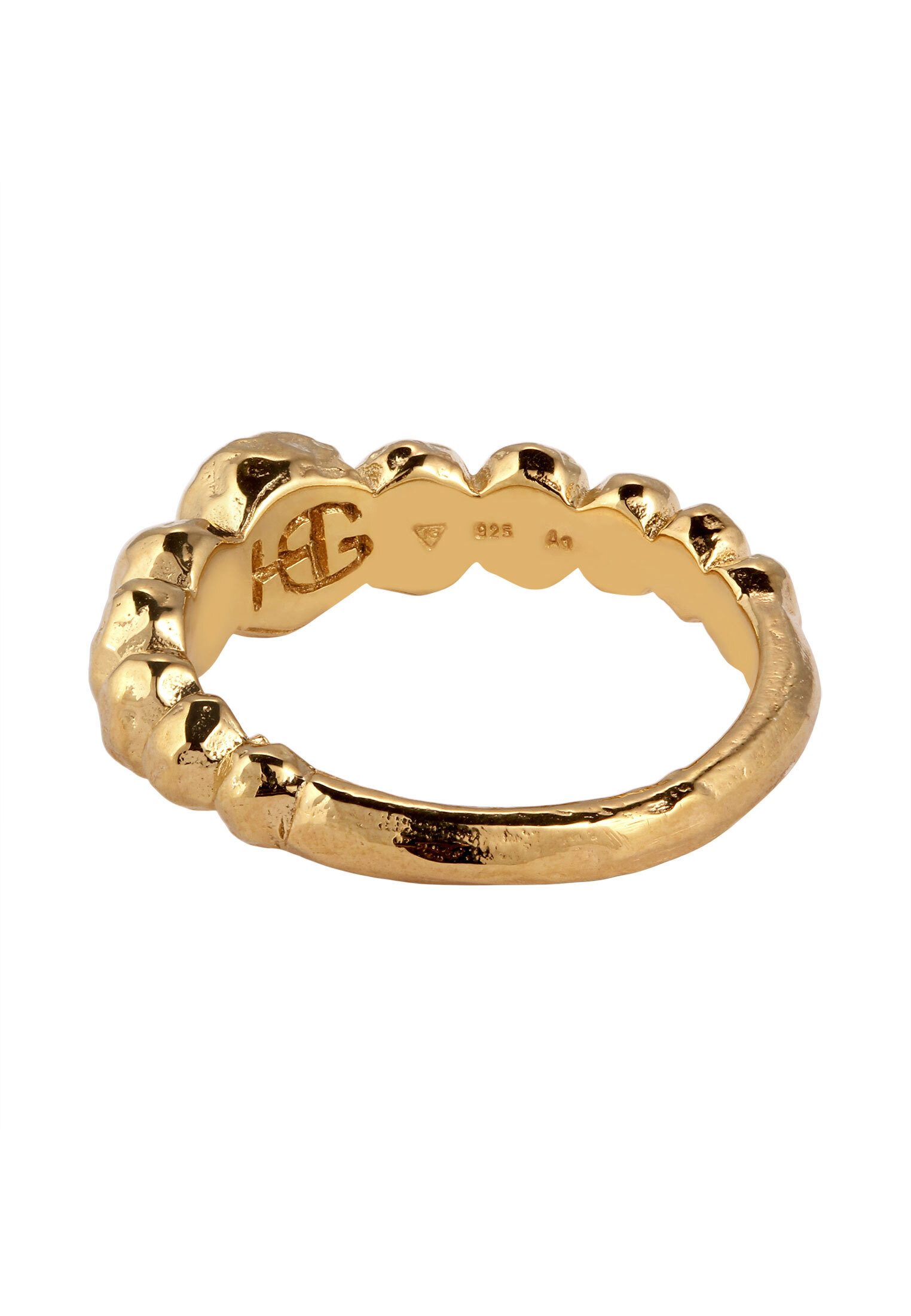 HAZE & GLORY Fingerring Bubble Dots Design 925 Sterling Silber