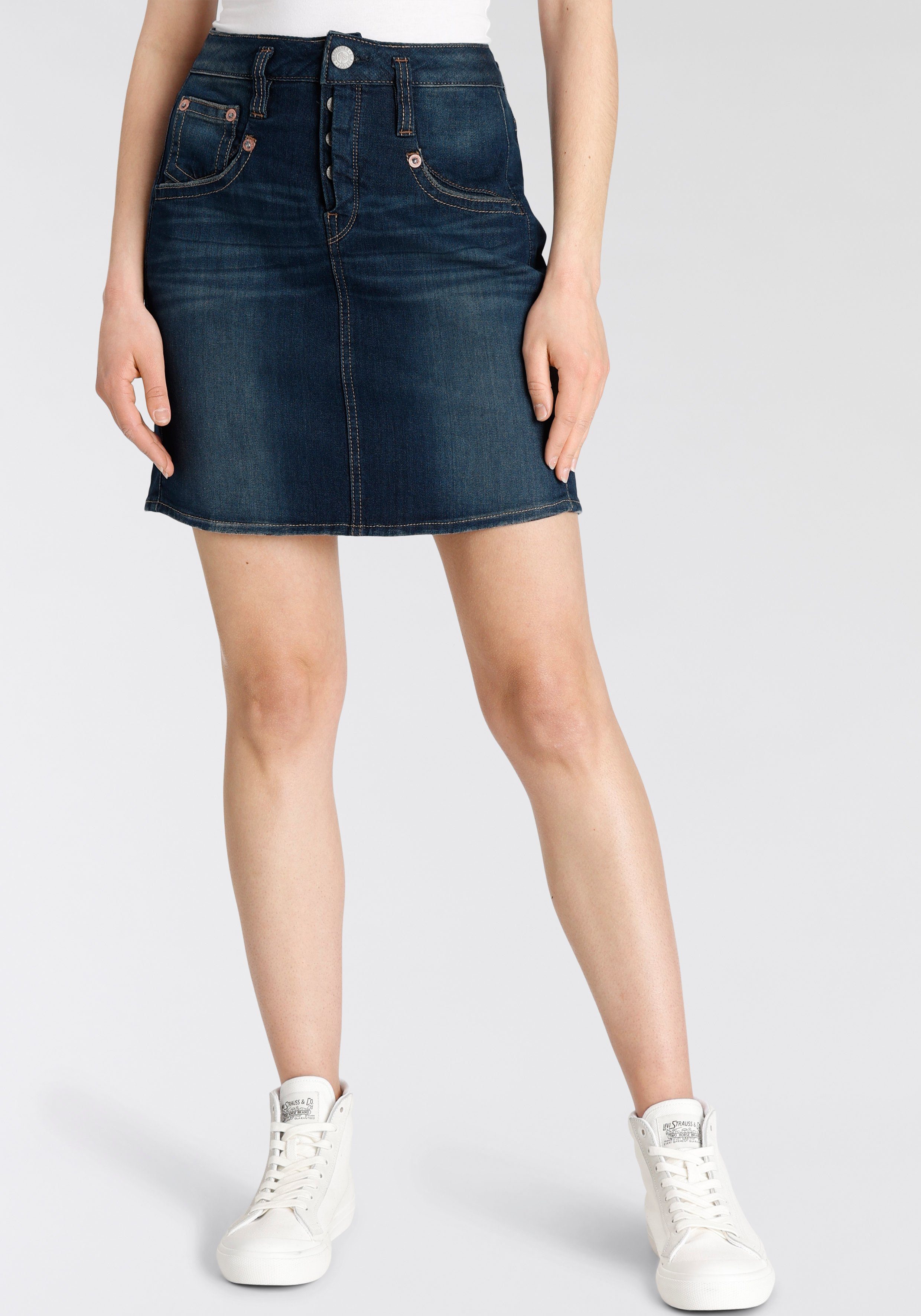 Herrlicher Jeansrock Shyra Organic Rock Denim Skirt