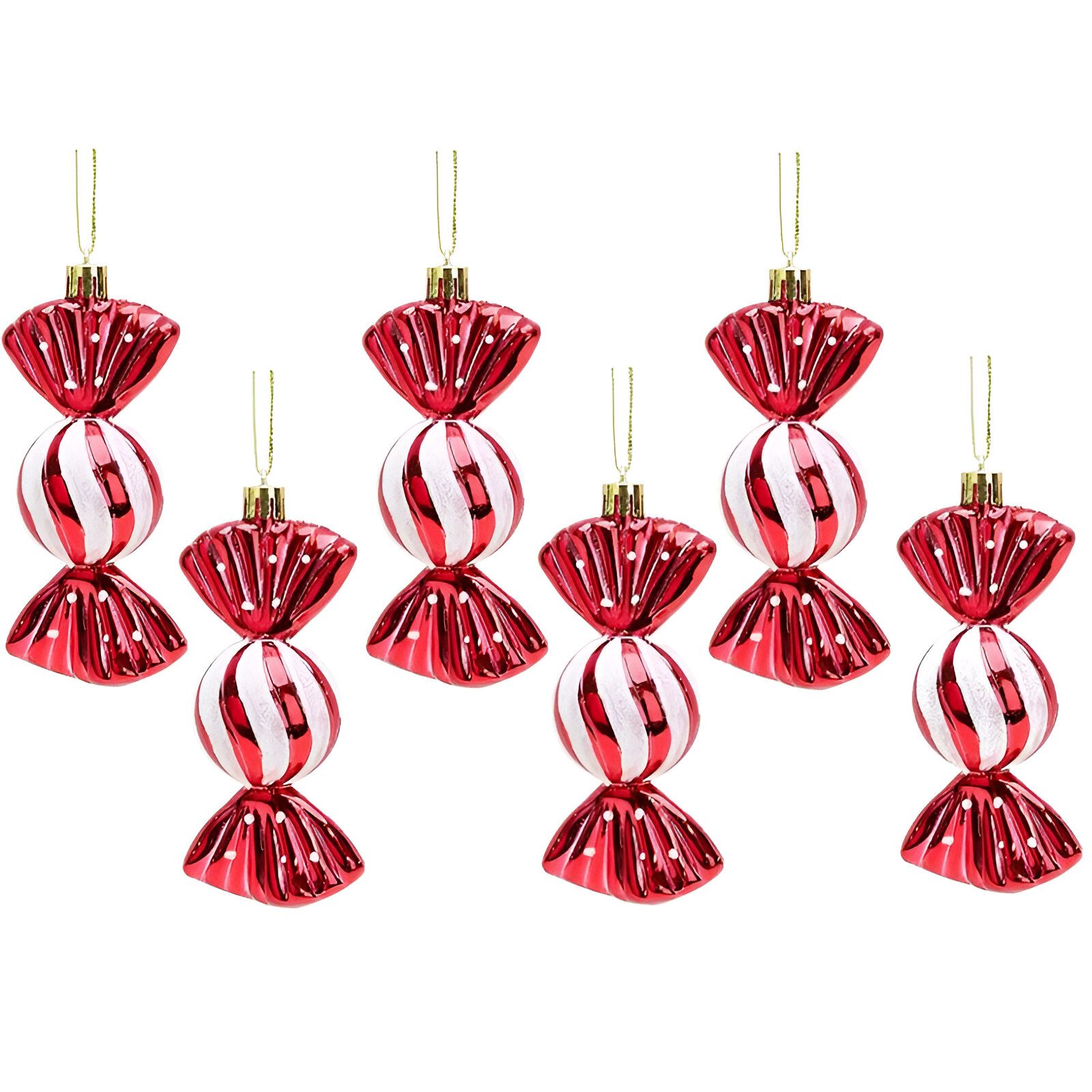 WS-Trend Weihnachtsbaumkugel Christbaumschmuck Bonbons 6 St. günstig online kaufen