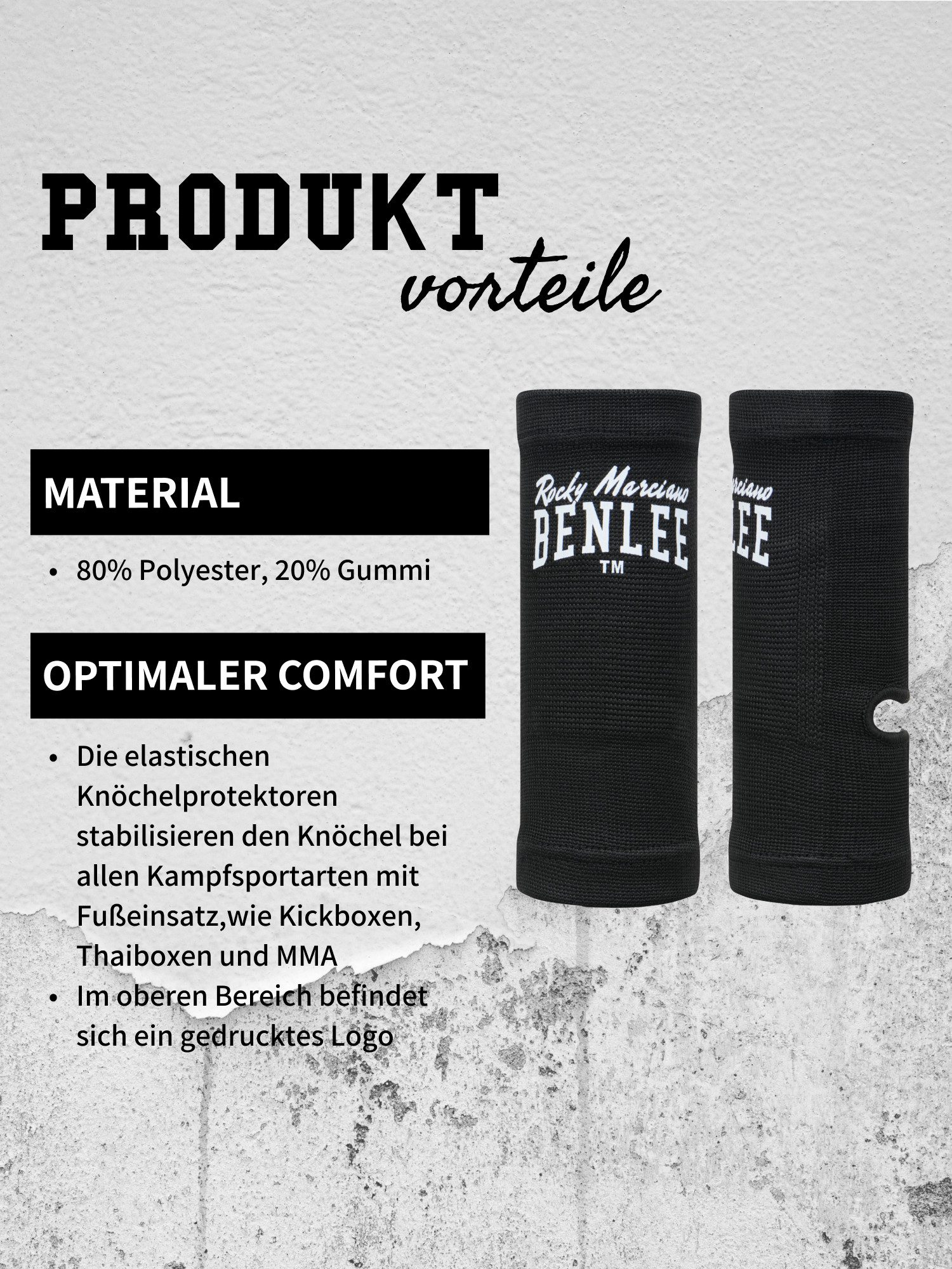 Benlee Rocky Marciano Fußball Schienbeinschoner ANKLE