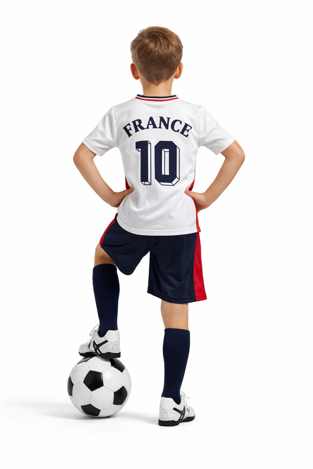 Fashion Boy Fußballtrikot Fussball Fan Set Frankreich, France, Trikot + Shorts, JS283e (Set)