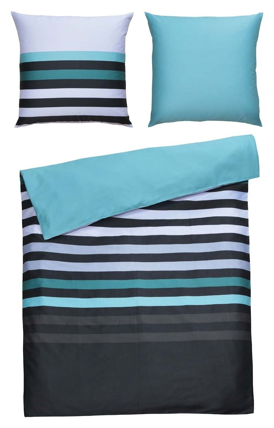 casa NOVA Bettwäsche MAJA, Wendebettwäsche, Blau, günstig online kaufen