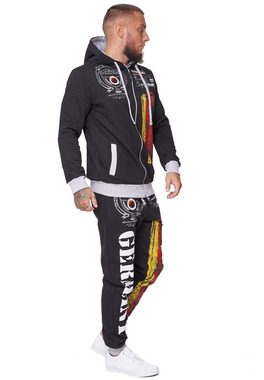 Code47 Jogginganzug Sportanzug Germany Flag 523 (Sportanzug Trainingsanzug Fitnessanzug, 2-tlg., Sportswear TrackSuit Sweat)