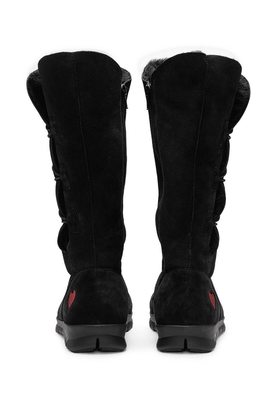 vitaform Damen Stiefel Veloursleder & Doubleface Stiefel