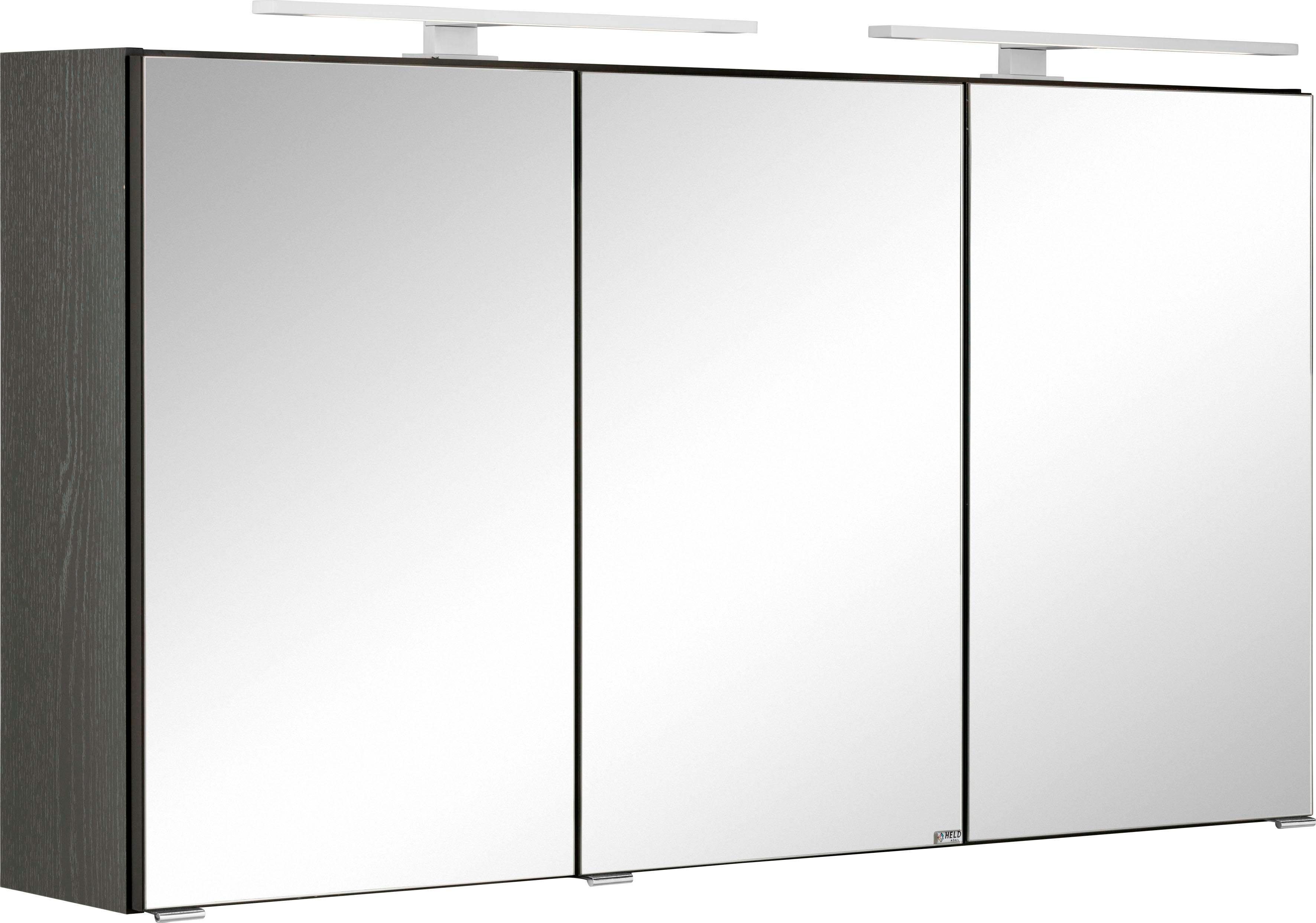 welltime Spiegelschrank Ohio mit LED Beleuchtung