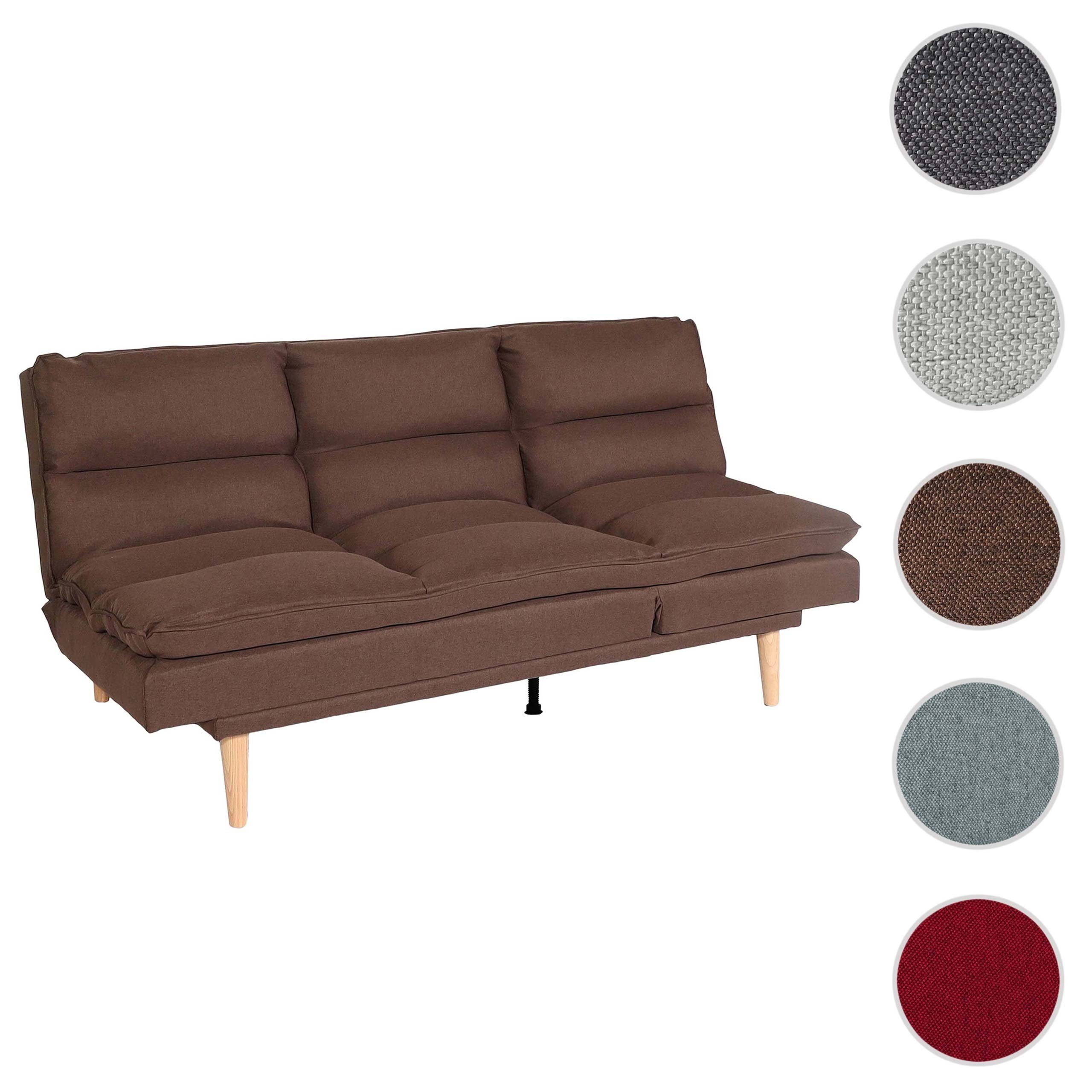 MCW Standfestigkei, Großzügige Hohe Schlafsofa MCW-M79, braun braun | Liegefläche